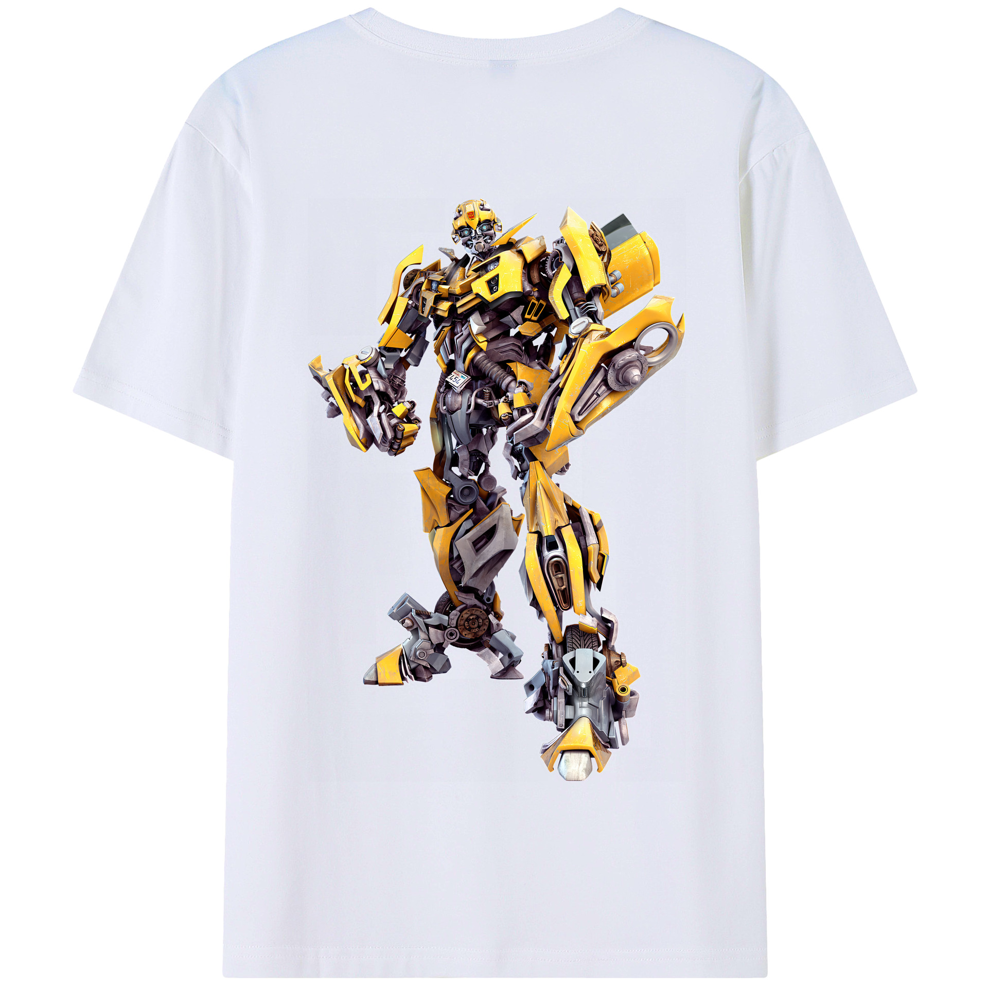 （画像用） Transformers トランスフォーマー 綿100％半袖Tシャツ（背面プリント）