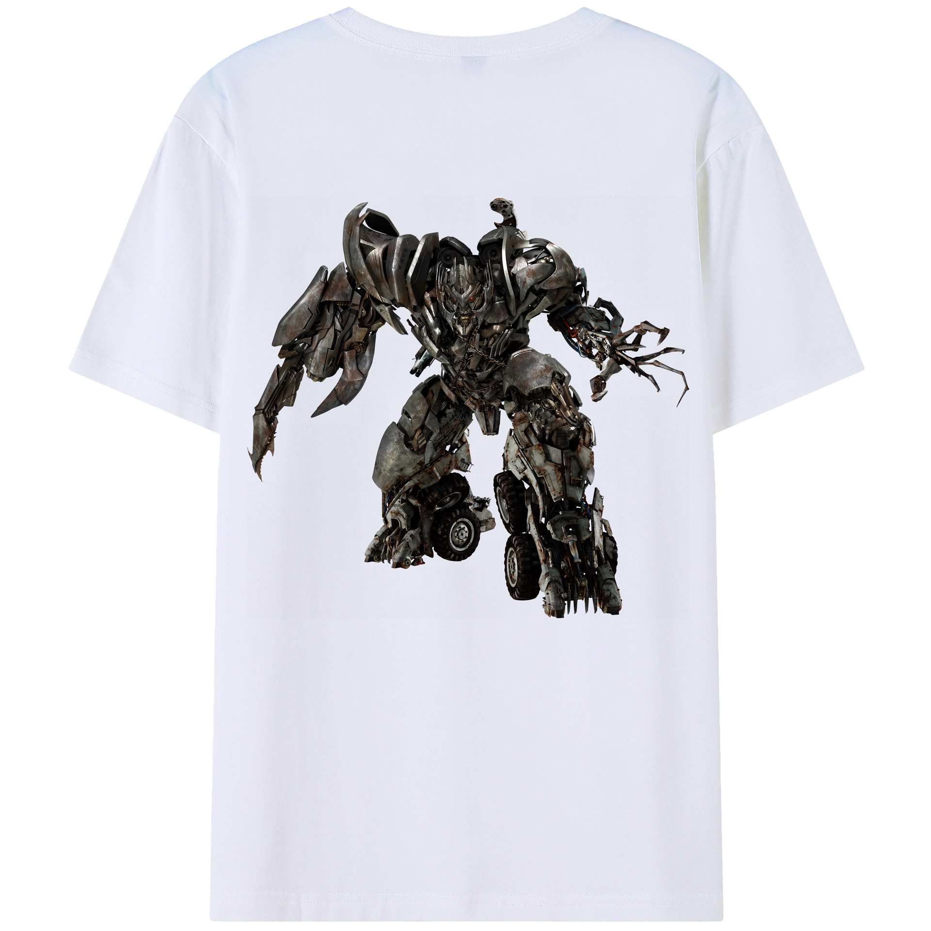 （画像用） Transformers トランスフォーマー 綿100％半袖Tシャツ（背面プリント）