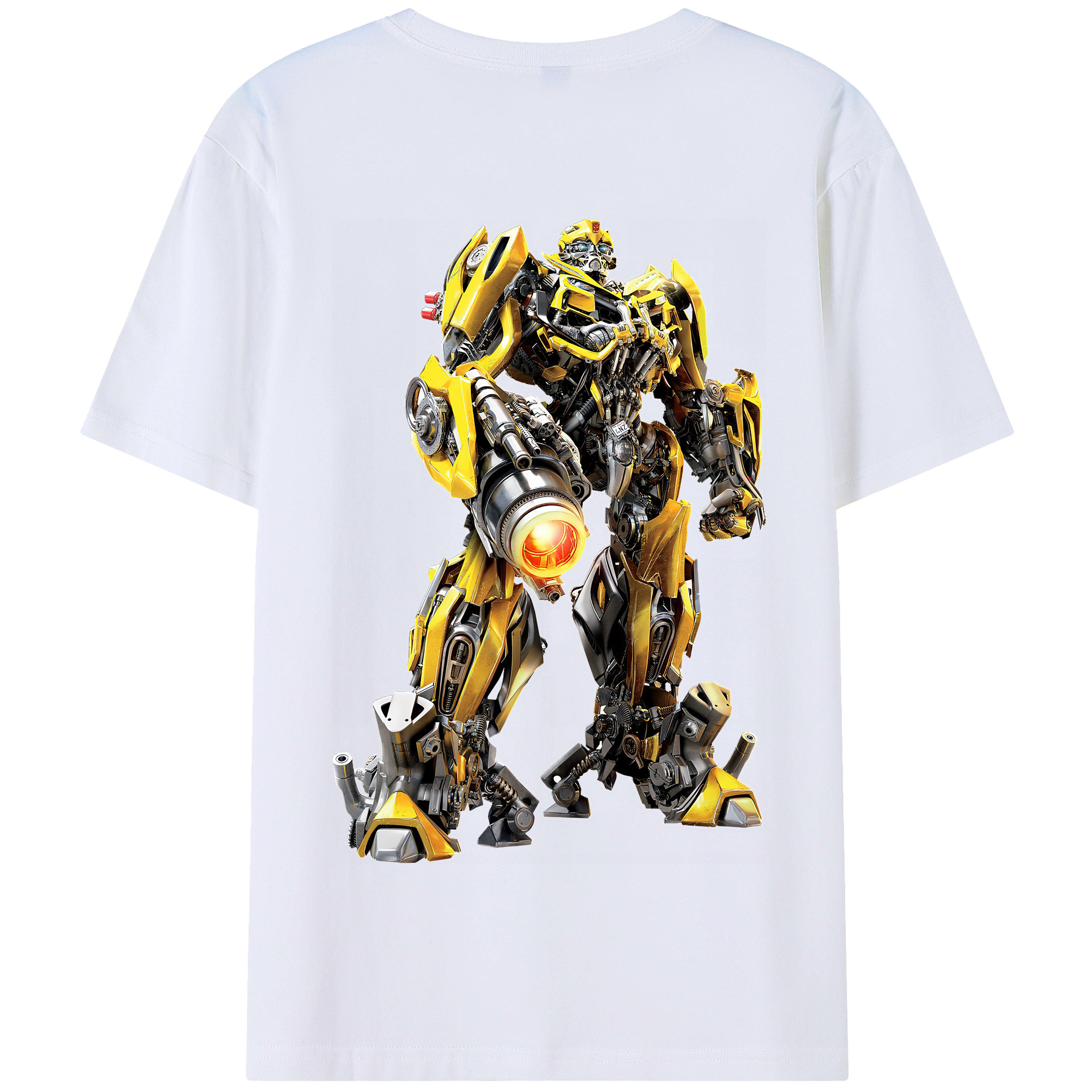 （画像用） Transformers トランスフォーマー 綿100％半袖Tシャツ（背面プリント）