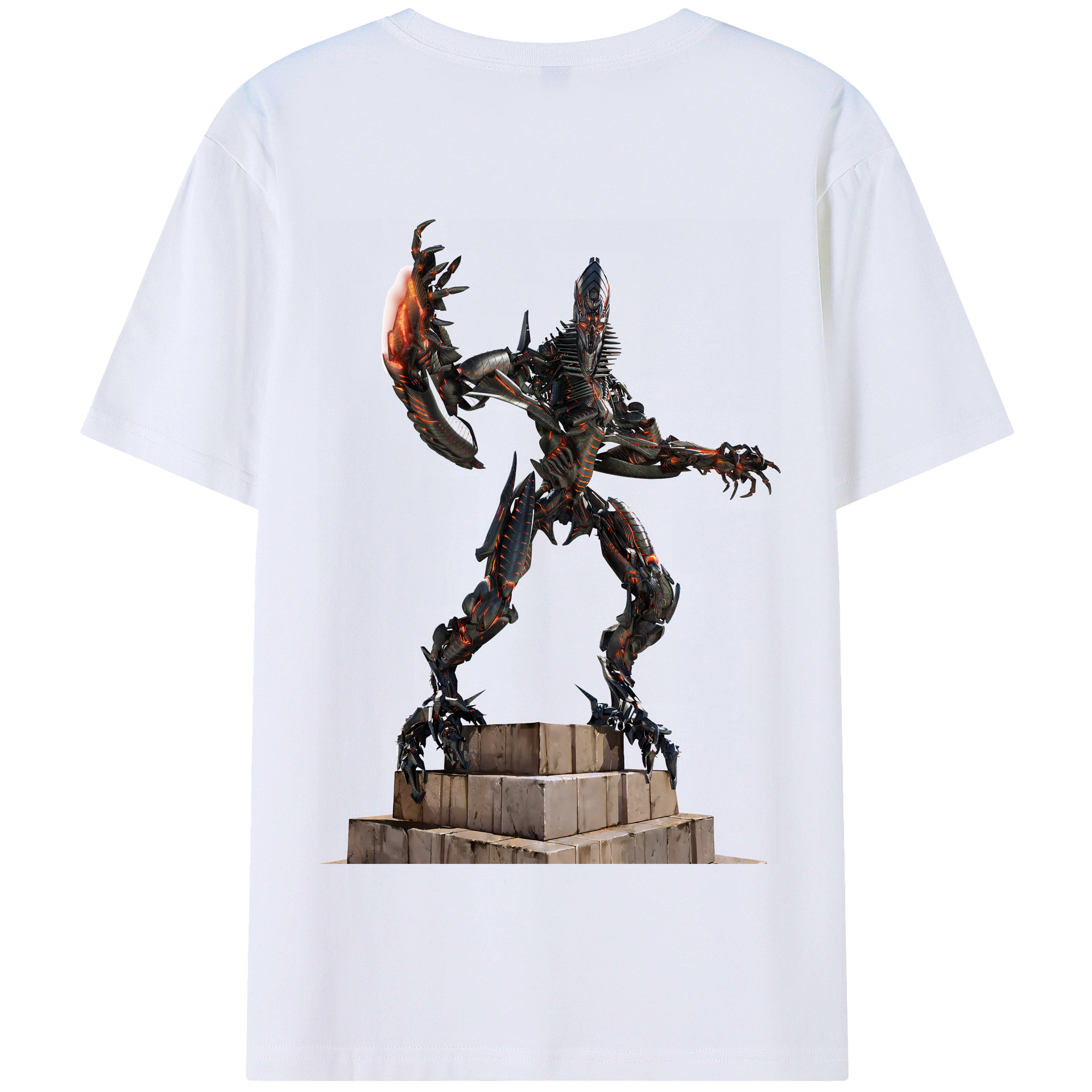 （画像用） Transformers トランスフォーマー 綿100％半袖Tシャツ（背面プリント）