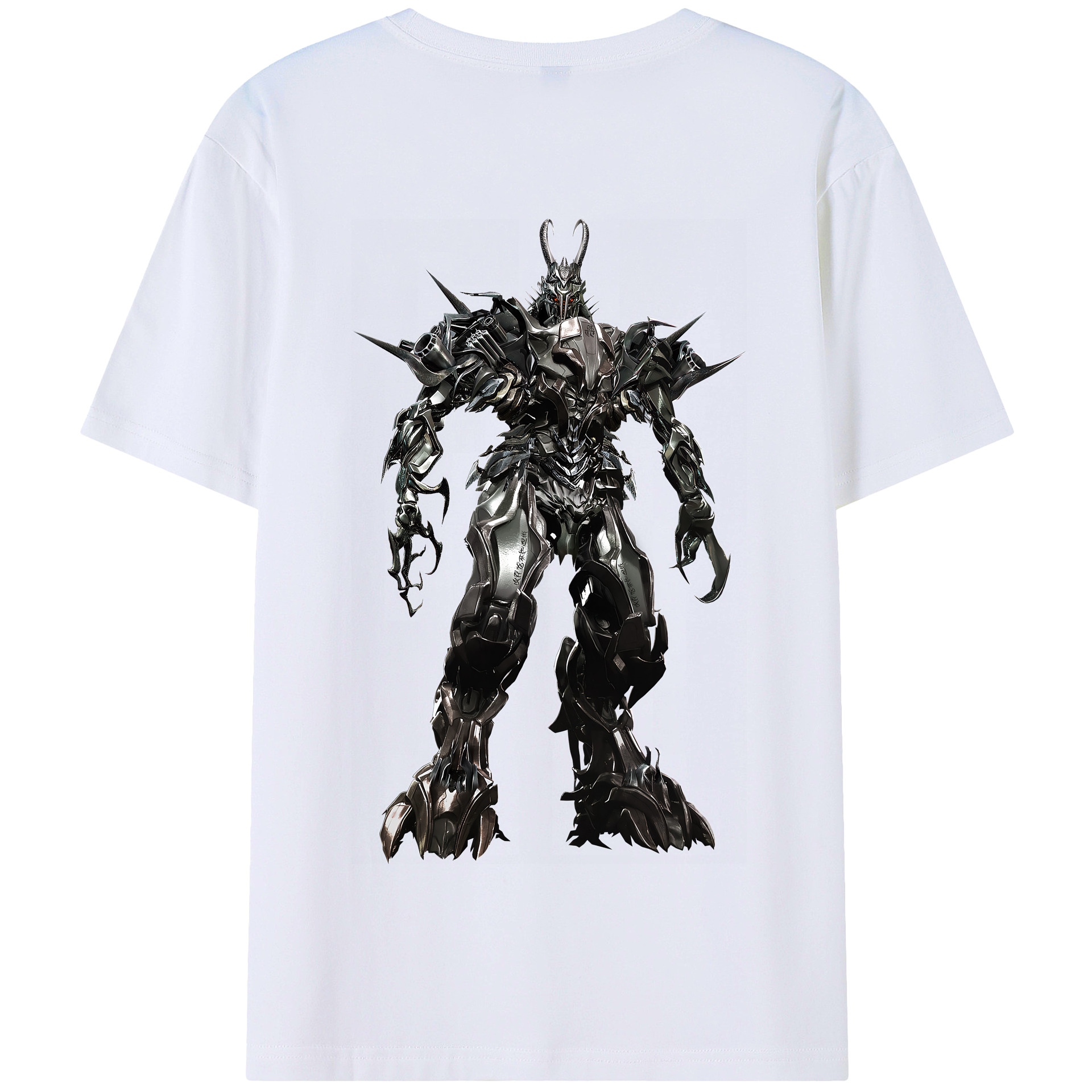 （画像用） Transformers トランスフォーマー 綿100％半袖Tシャツ（背面プリント）