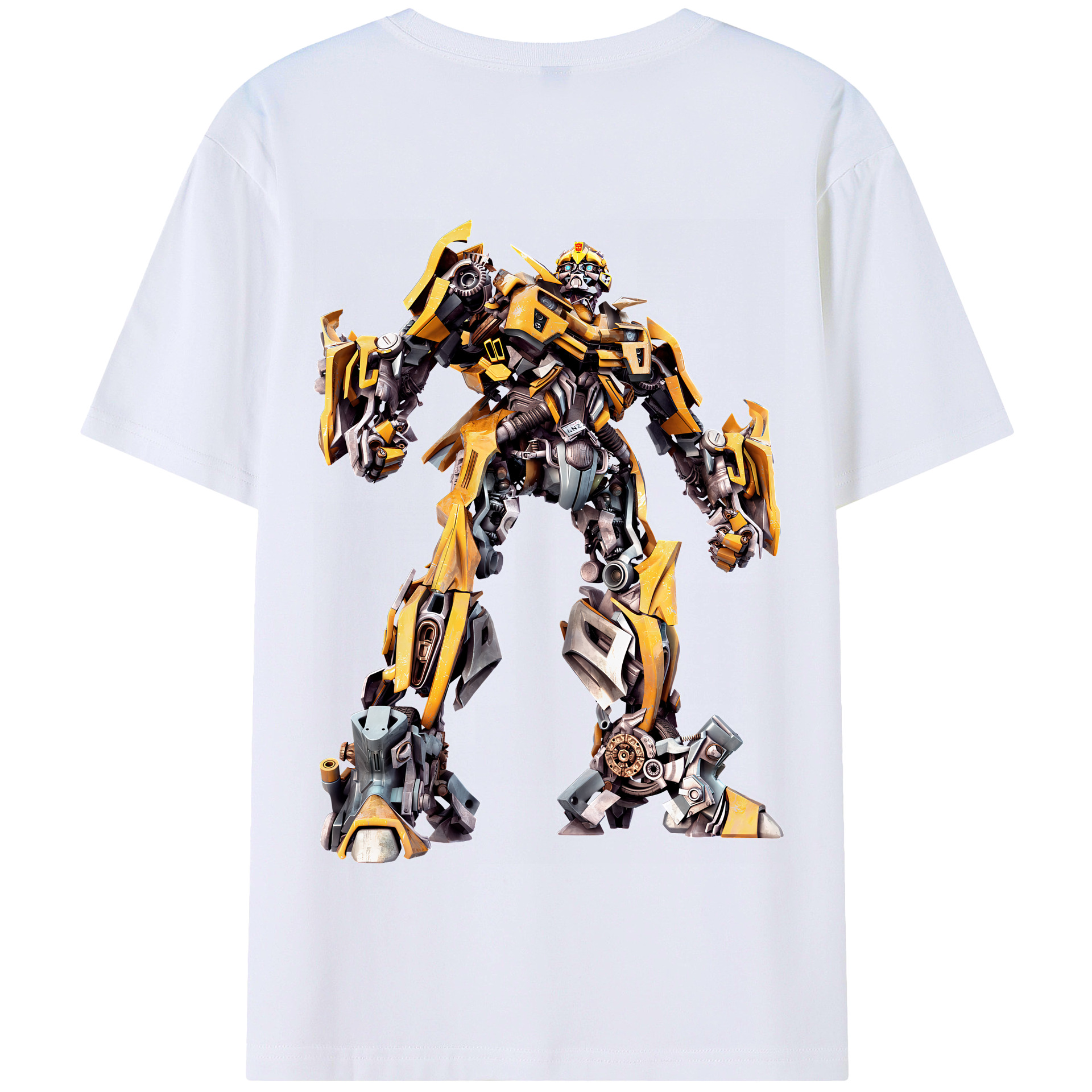 （画像用） Transformers トランスフォーマー 綿100％半袖Tシャツ（背面プリント）