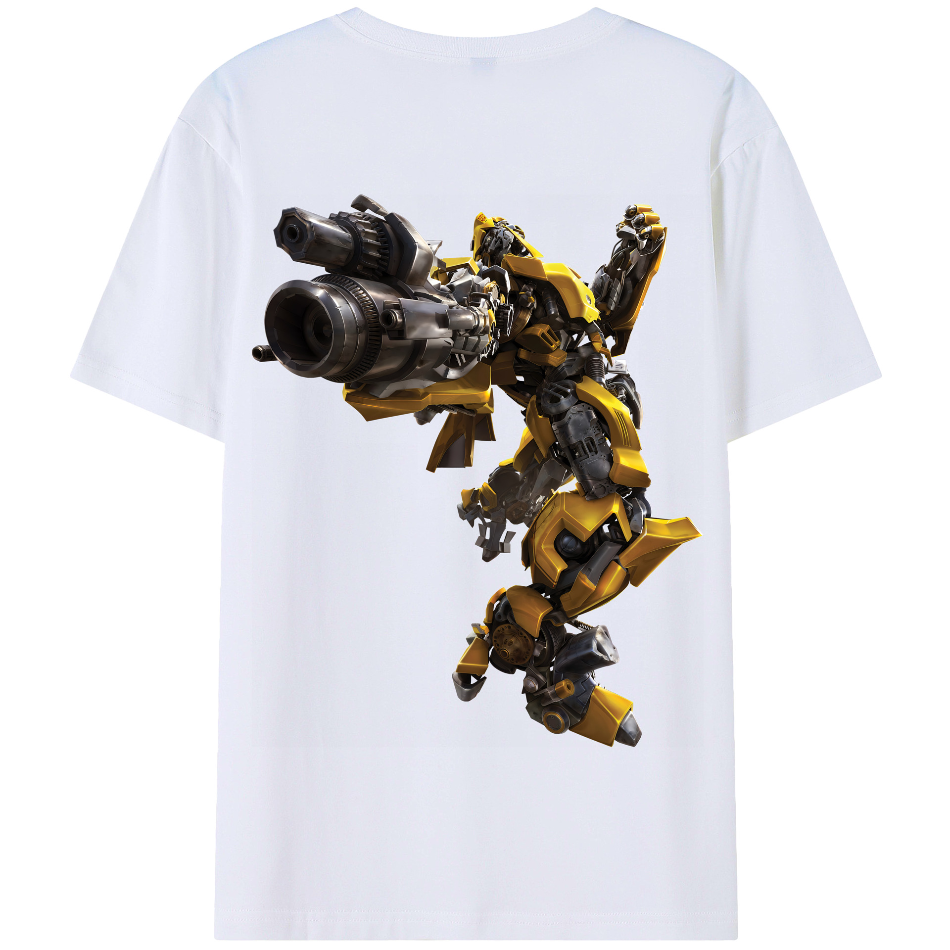 （画像用） Transformers トランスフォーマー 綿100％半袖Tシャツ（背面プリント）