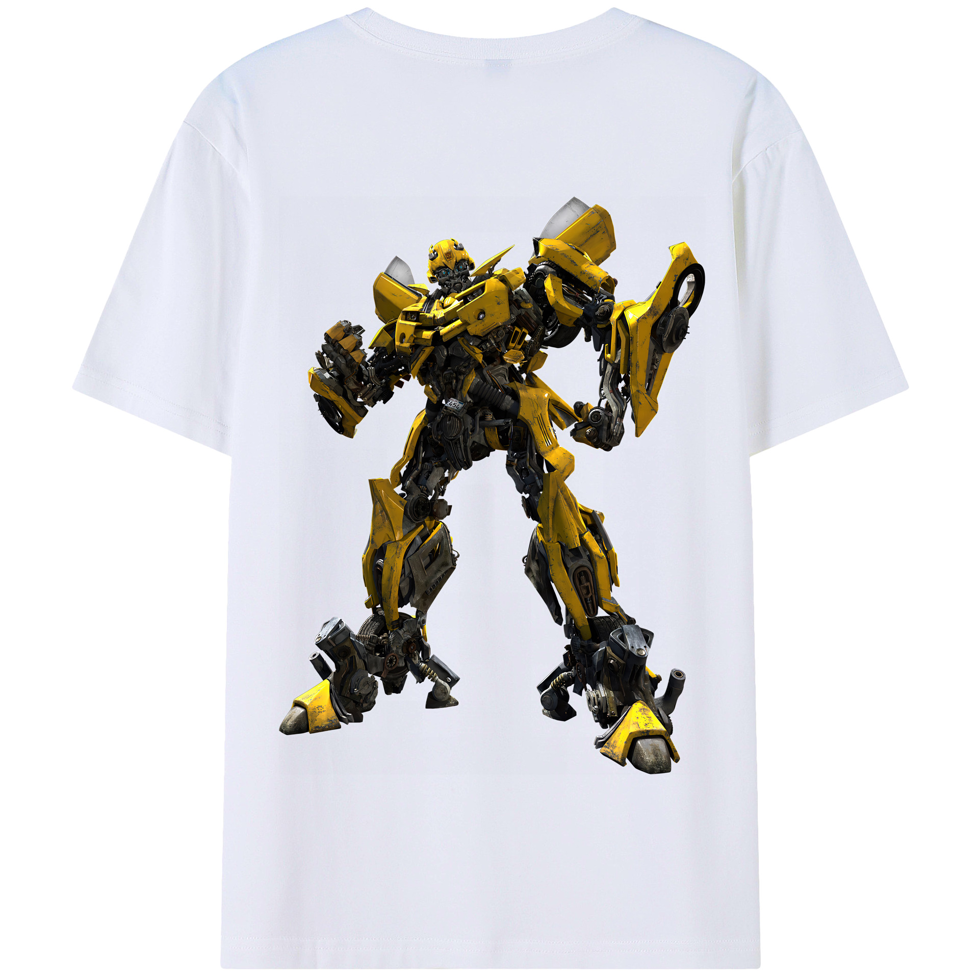 （画像用） Transformers トランスフォーマー 綿100％半袖Tシャツ（背面プリント）