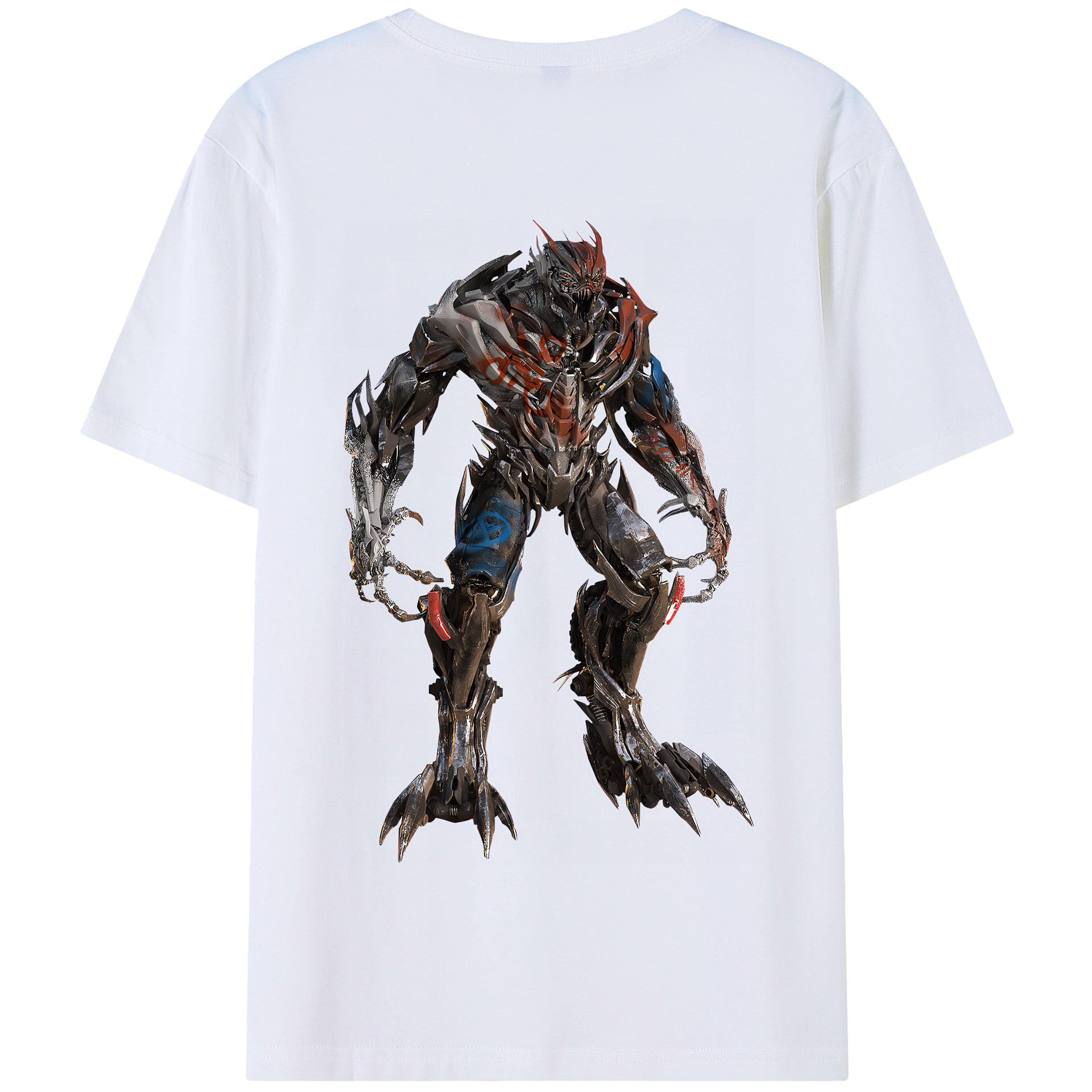 （画像用） Transformers トランスフォーマー 綿100％半袖Tシャツ（背面プリント）