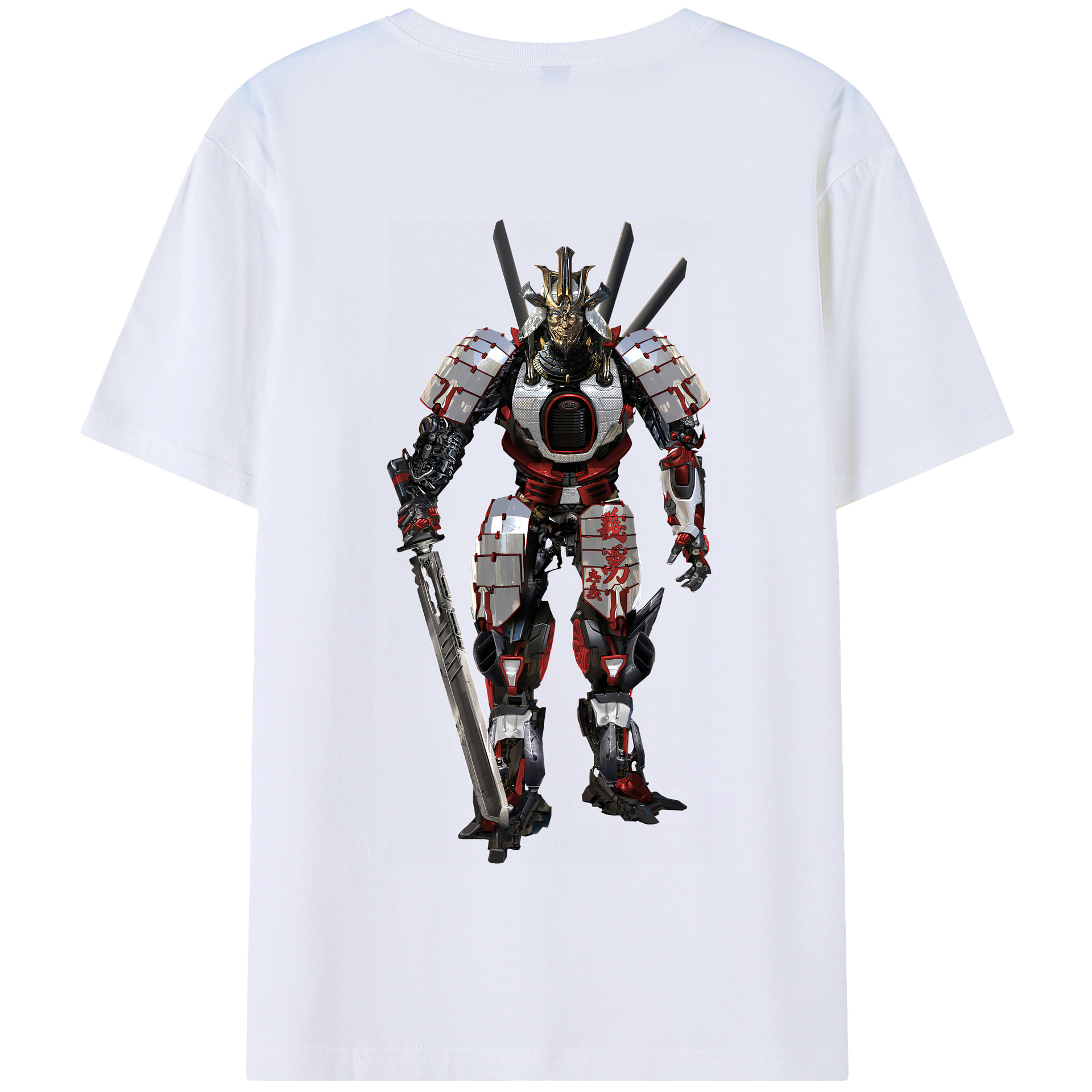 （画像用） Transformers トランスフォーマー 綿100％半袖Tシャツ（背面プリント）
