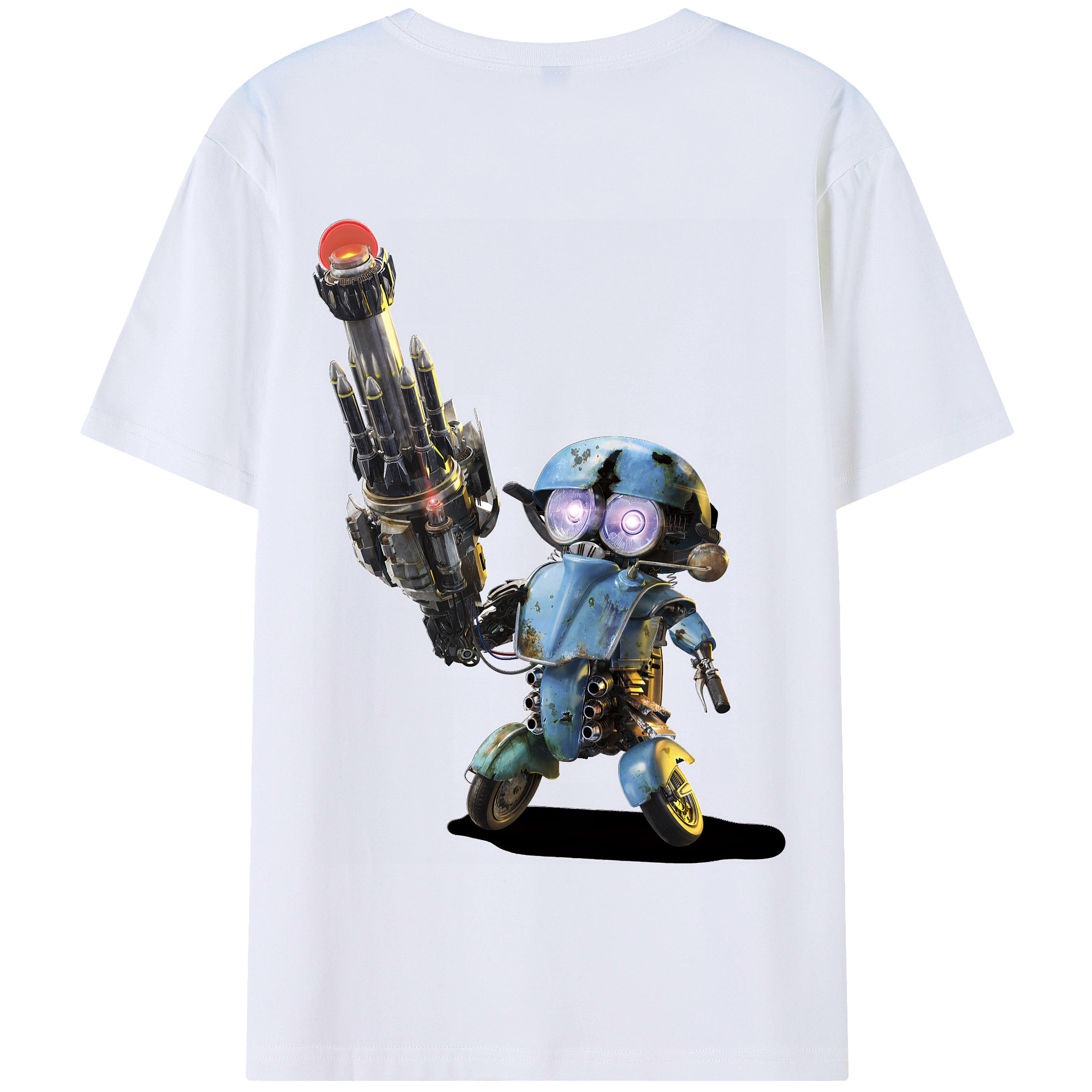 （画像用） Transformers トランスフォーマー 綿100％半袖Tシャツ（背面プリント）
