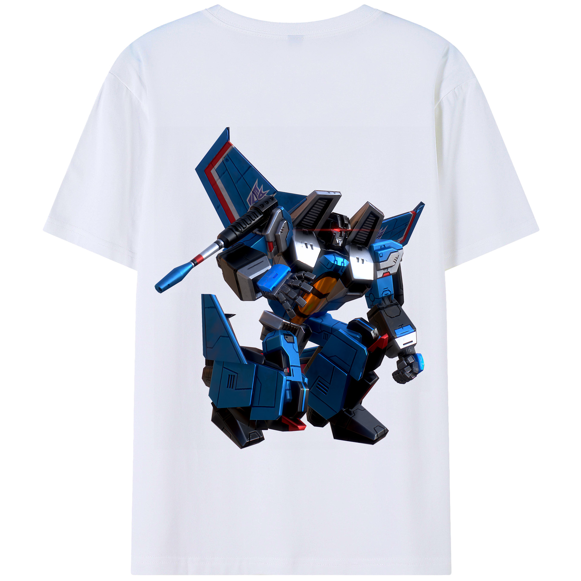 （画像用） Transformers トランスフォーマー 綿100％半袖Tシャツ（背面プリント）