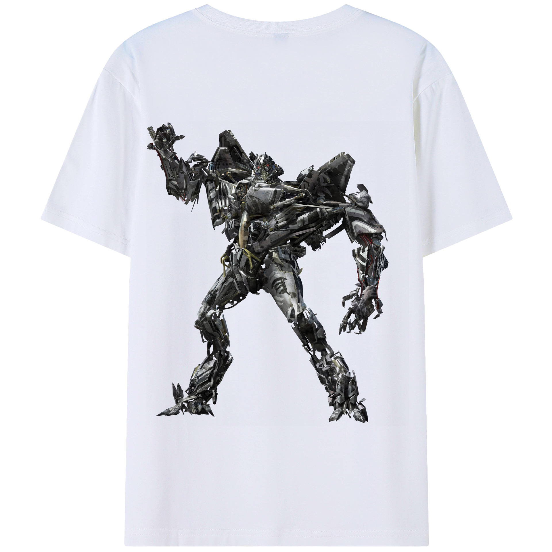 （画像用） Transformers トランスフォーマー 綿100％半袖Tシャツ（背面プリント）