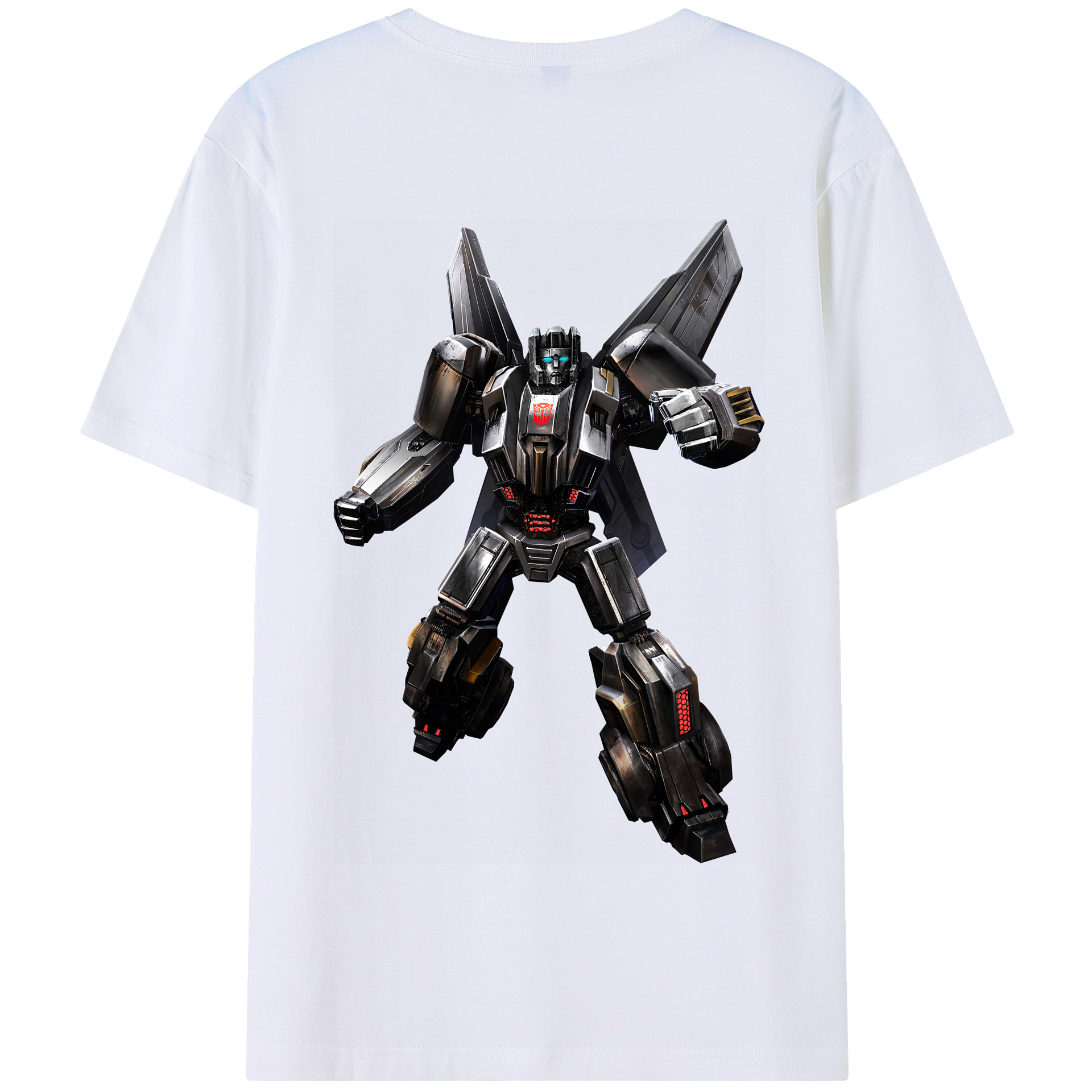 （画像用） Transformers トランスフォーマー 綿100％半袖Tシャツ（背面プリント）