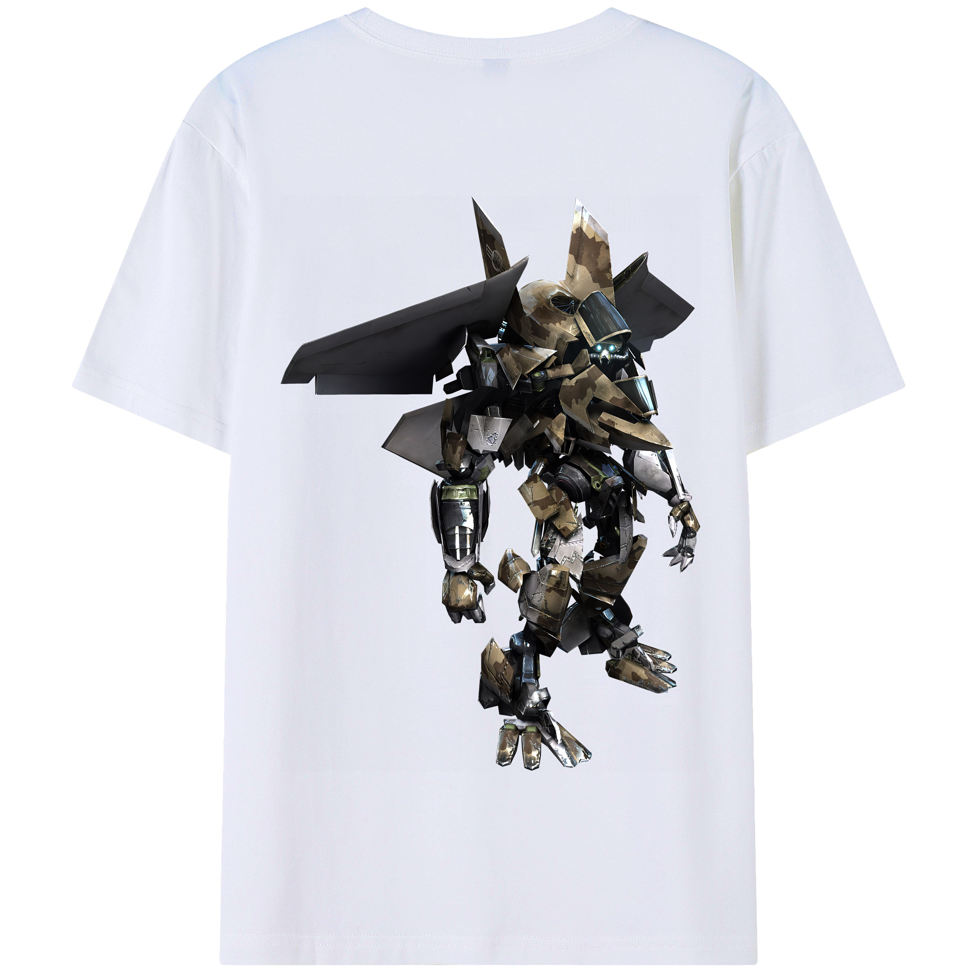 （画像用） Transformers トランスフォーマー 綿100％半袖Tシャツ（背面プリント）
