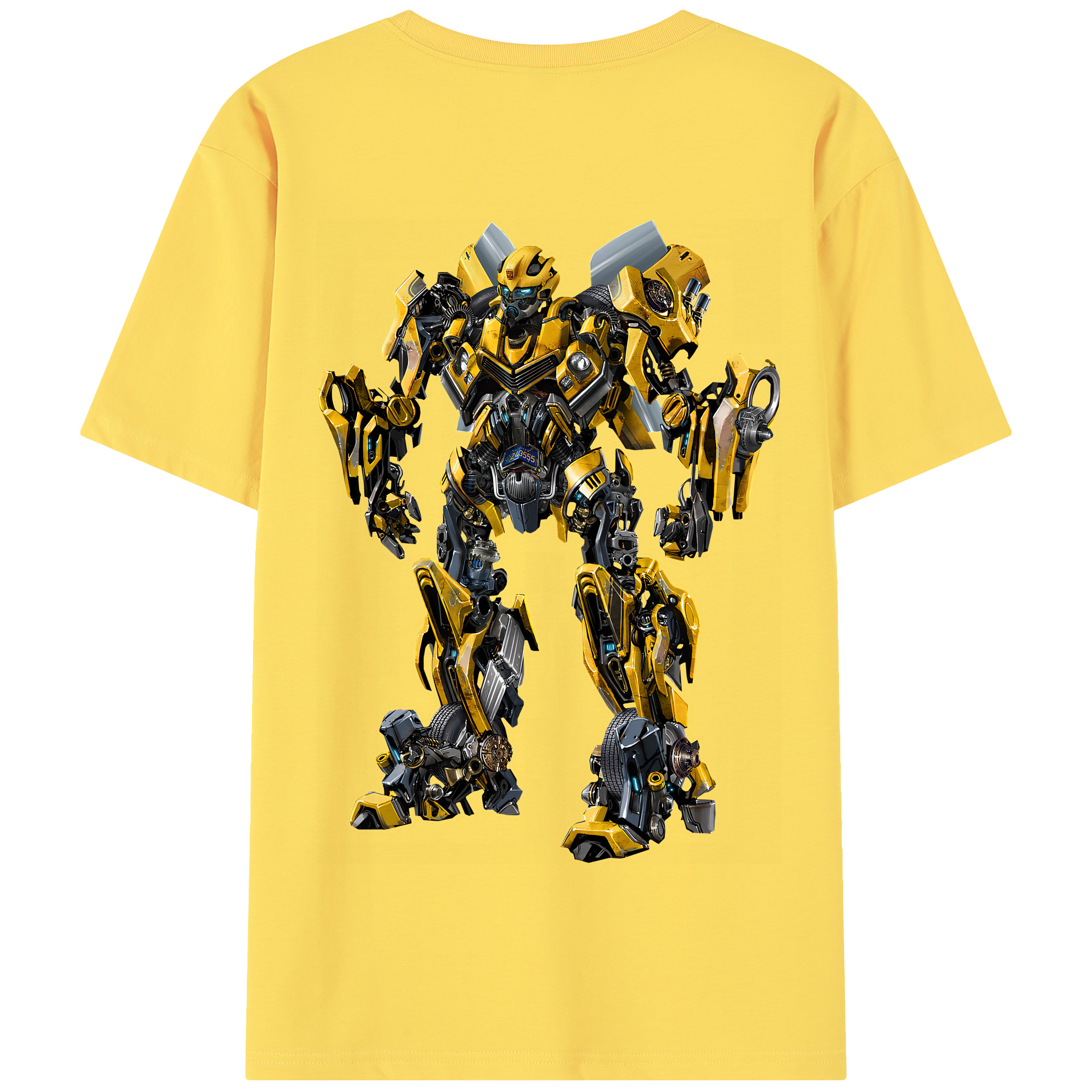 （画像用） Transformers トランスフォーマー 綿100％半袖Tシャツ（背面プリント）