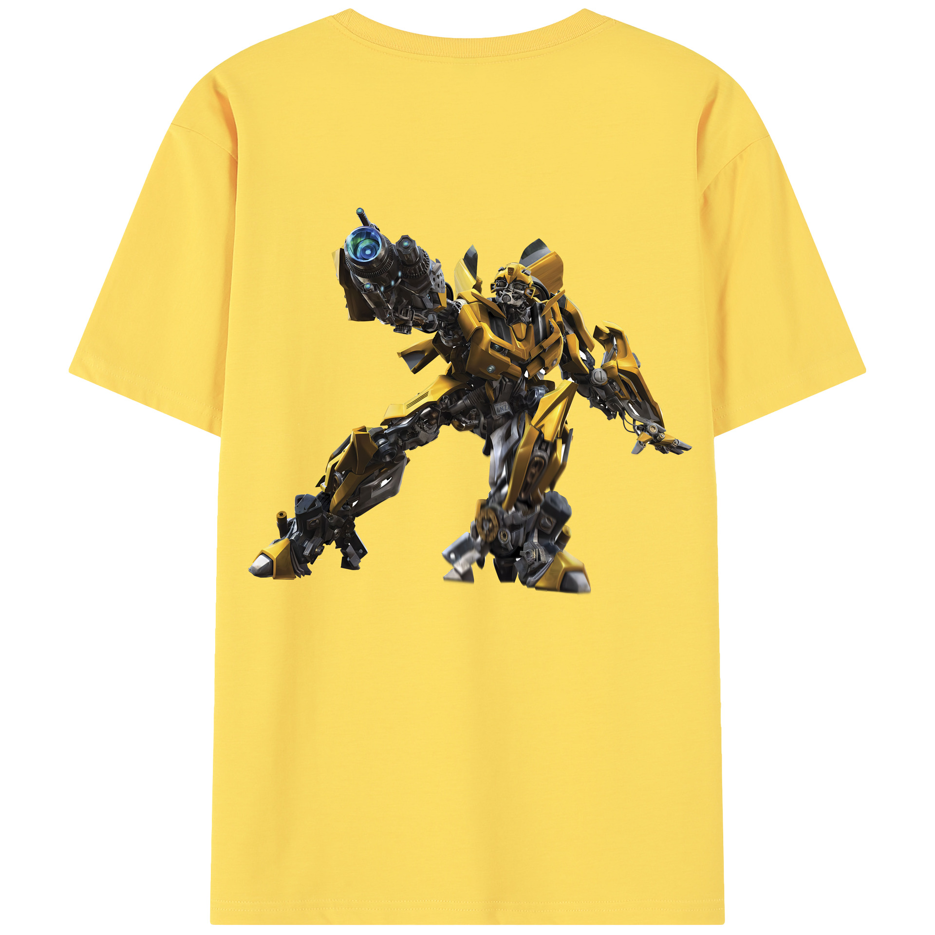 （画像用） Transformers トランスフォーマー 綿100％半袖Tシャツ（背面プリント）