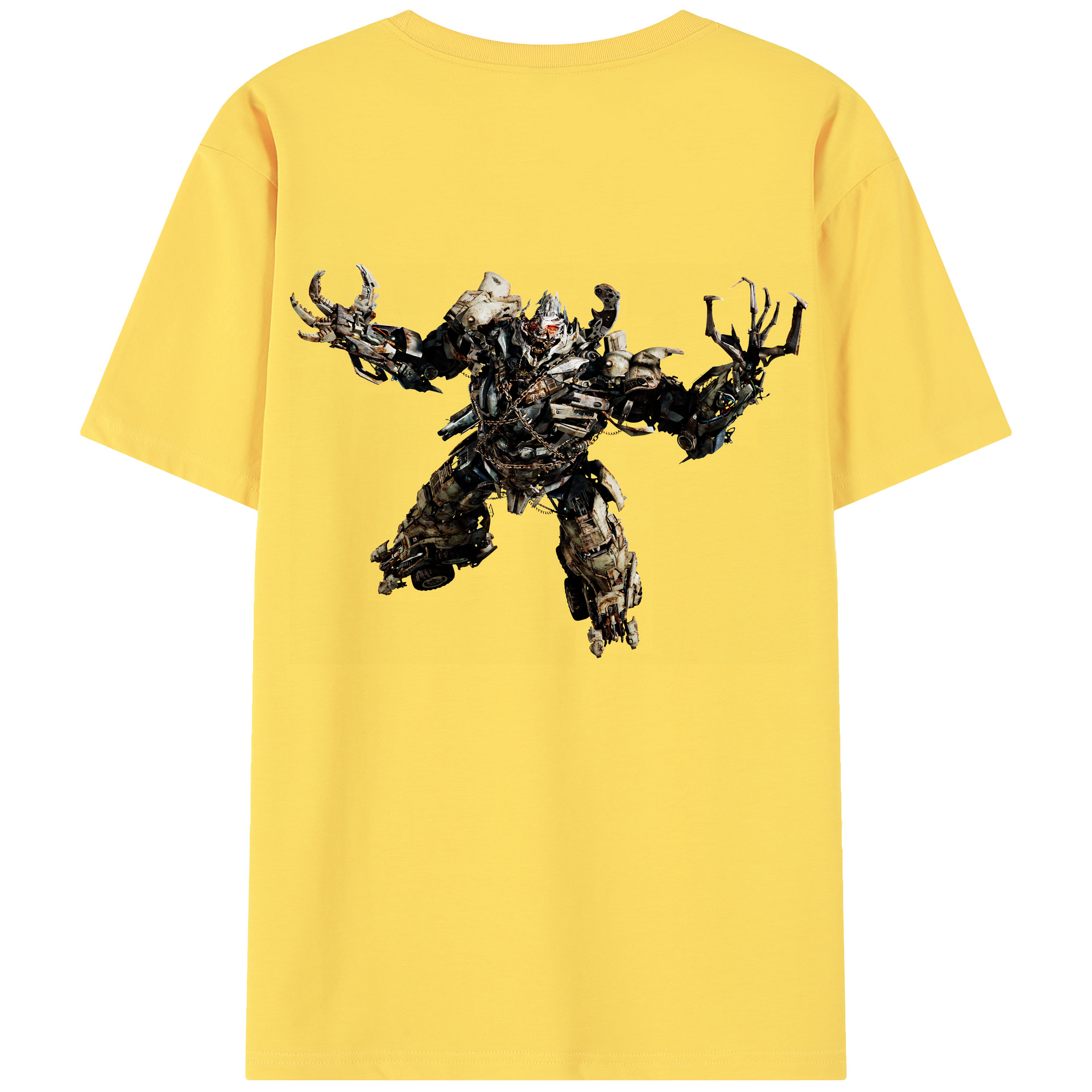 （画像用） Transformers トランスフォーマー 綿100％半袖Tシャツ（背面プリント）