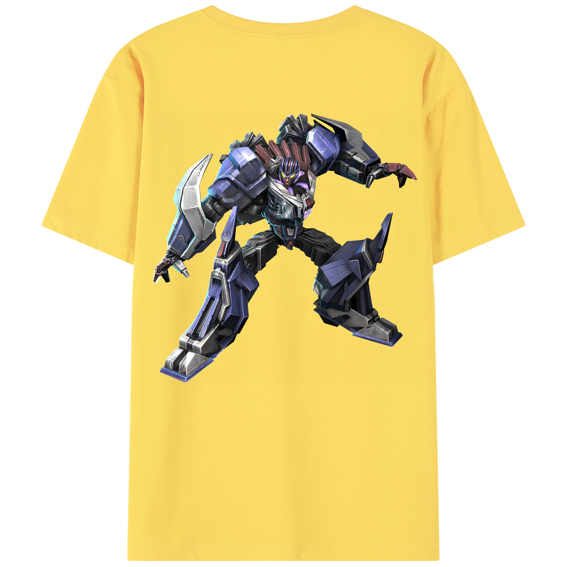 （画像用） Transformers トランスフォーマー 綿100％半袖Tシャツ（背面プリント）