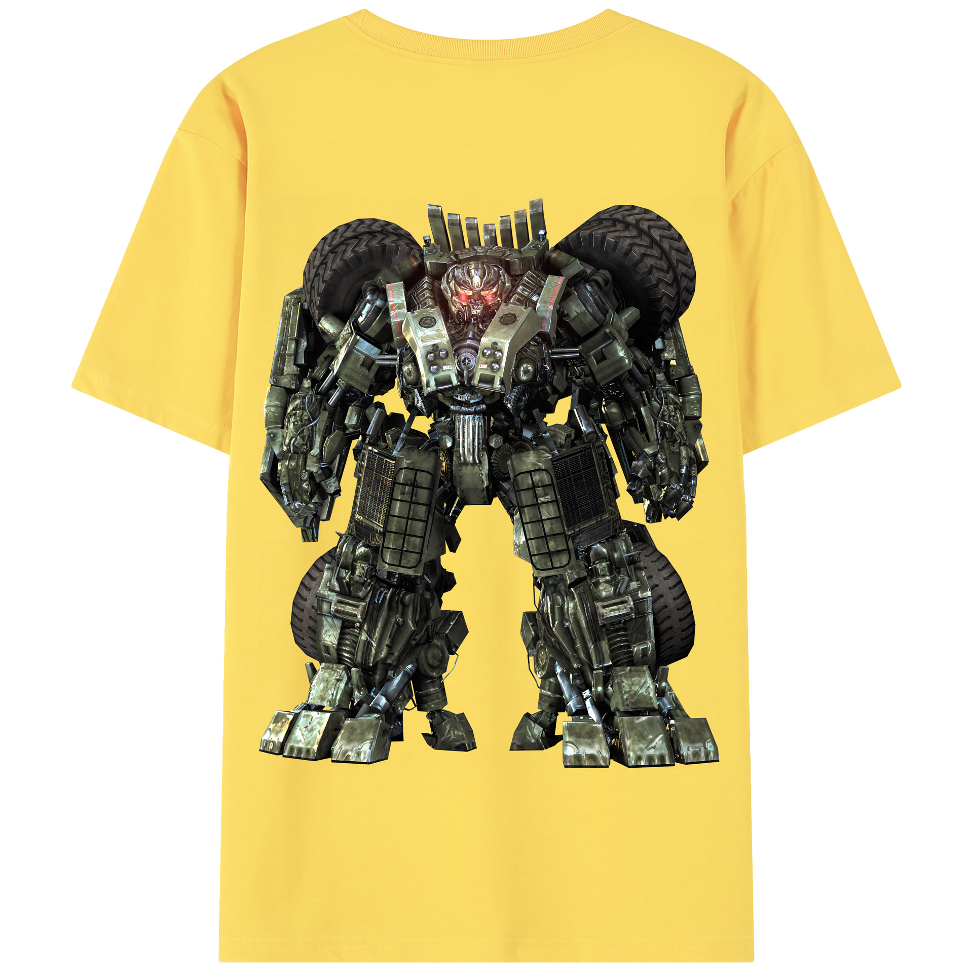 （画像用） Transformers トランスフォーマー 綿100％半袖Tシャツ（背面プリント）