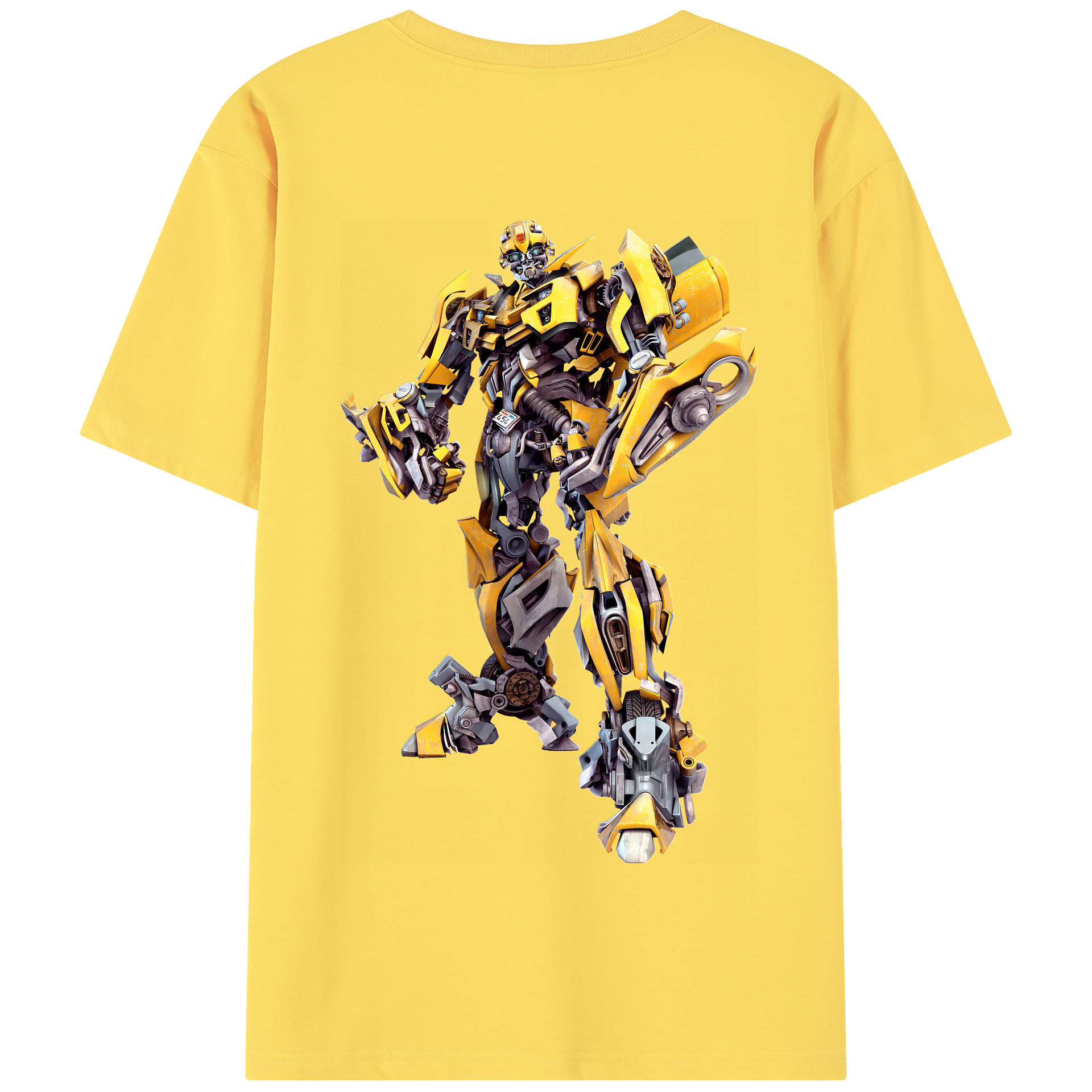 （画像用） Transformers トランスフォーマー 綿100％半袖Tシャツ（背面プリント）
