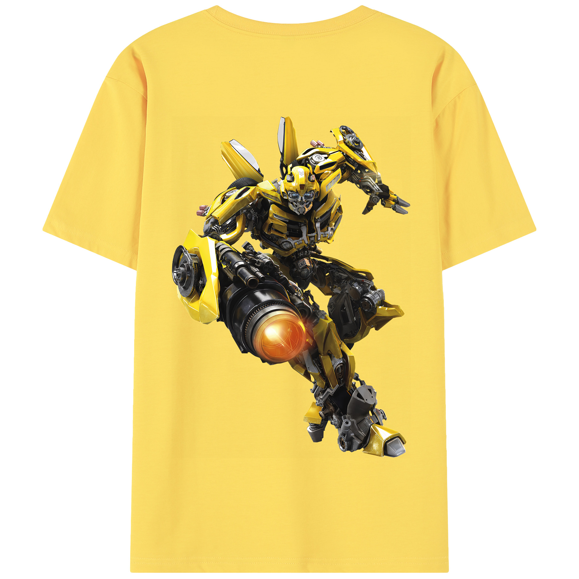 （画像用） Transformers トランスフォーマー 綿100％半袖Tシャツ（背面プリント）