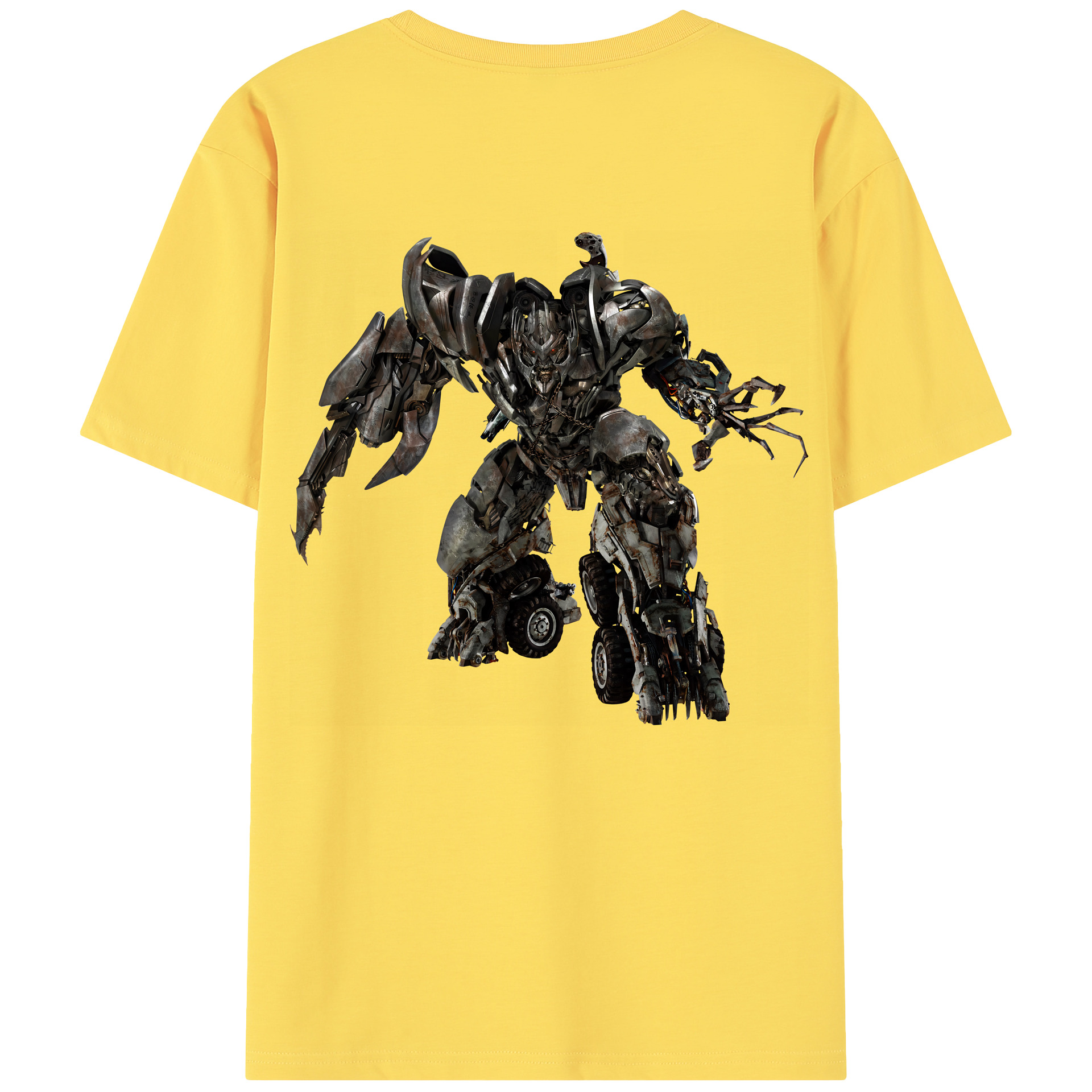 （画像用） Transformers トランスフォーマー 綿100％半袖Tシャツ（背面プリント）