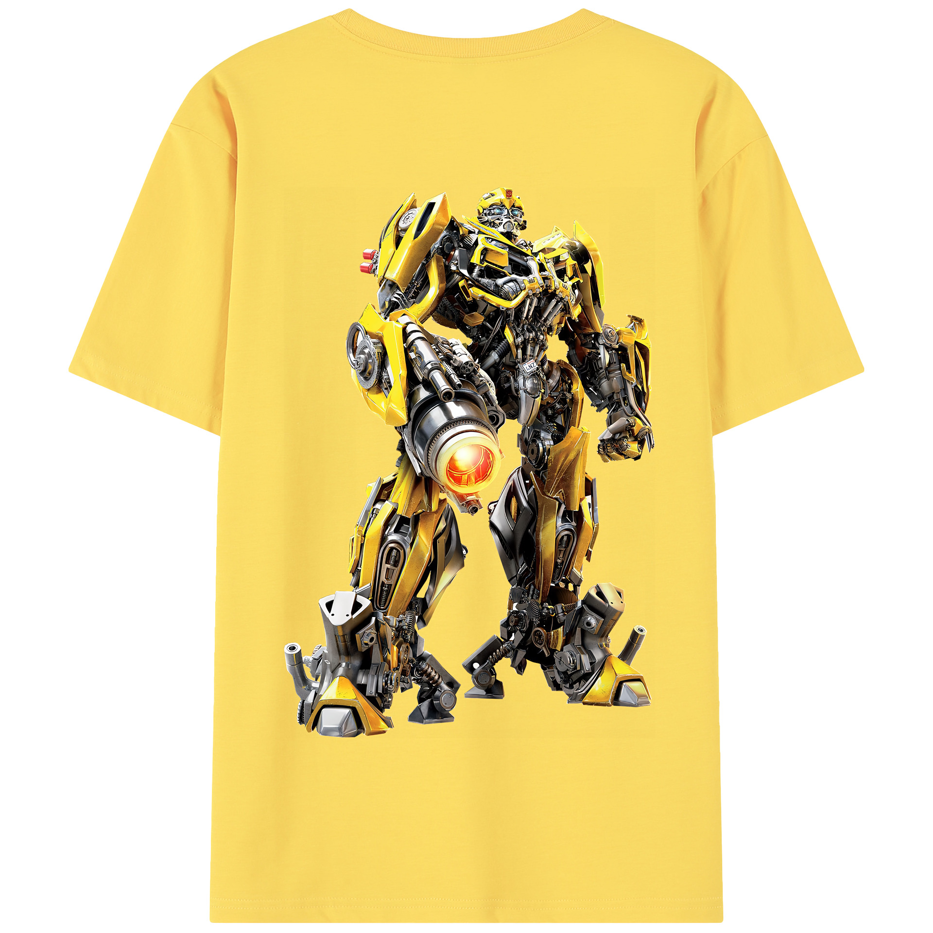 （画像用） Transformers トランスフォーマー 綿100％半袖Tシャツ（背面プリント）