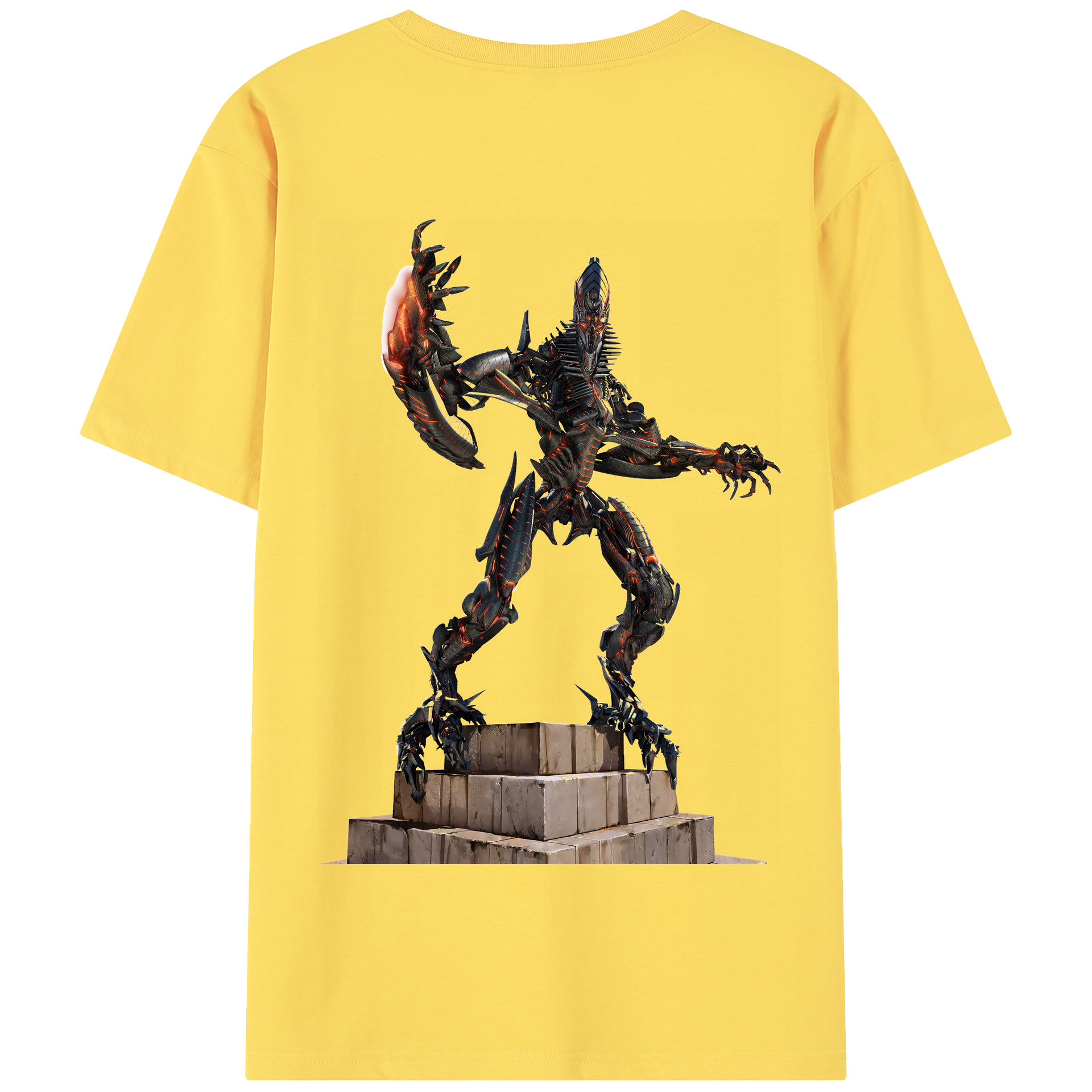 （画像用） Transformers トランスフォーマー 綿100％半袖Tシャツ（背面プリント）