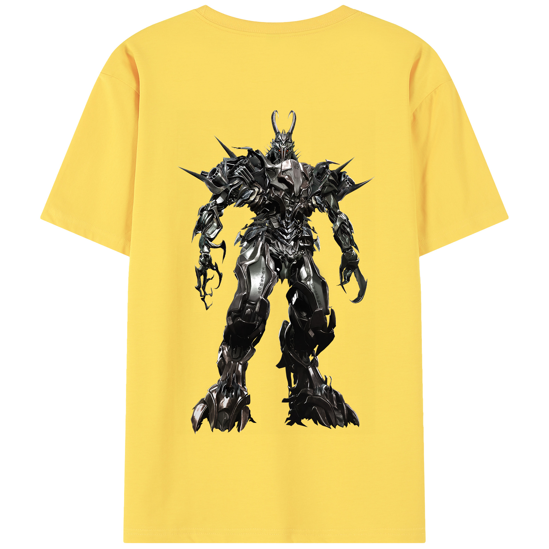 （画像用） Transformers トランスフォーマー 綿100％半袖Tシャツ（背面プリント）