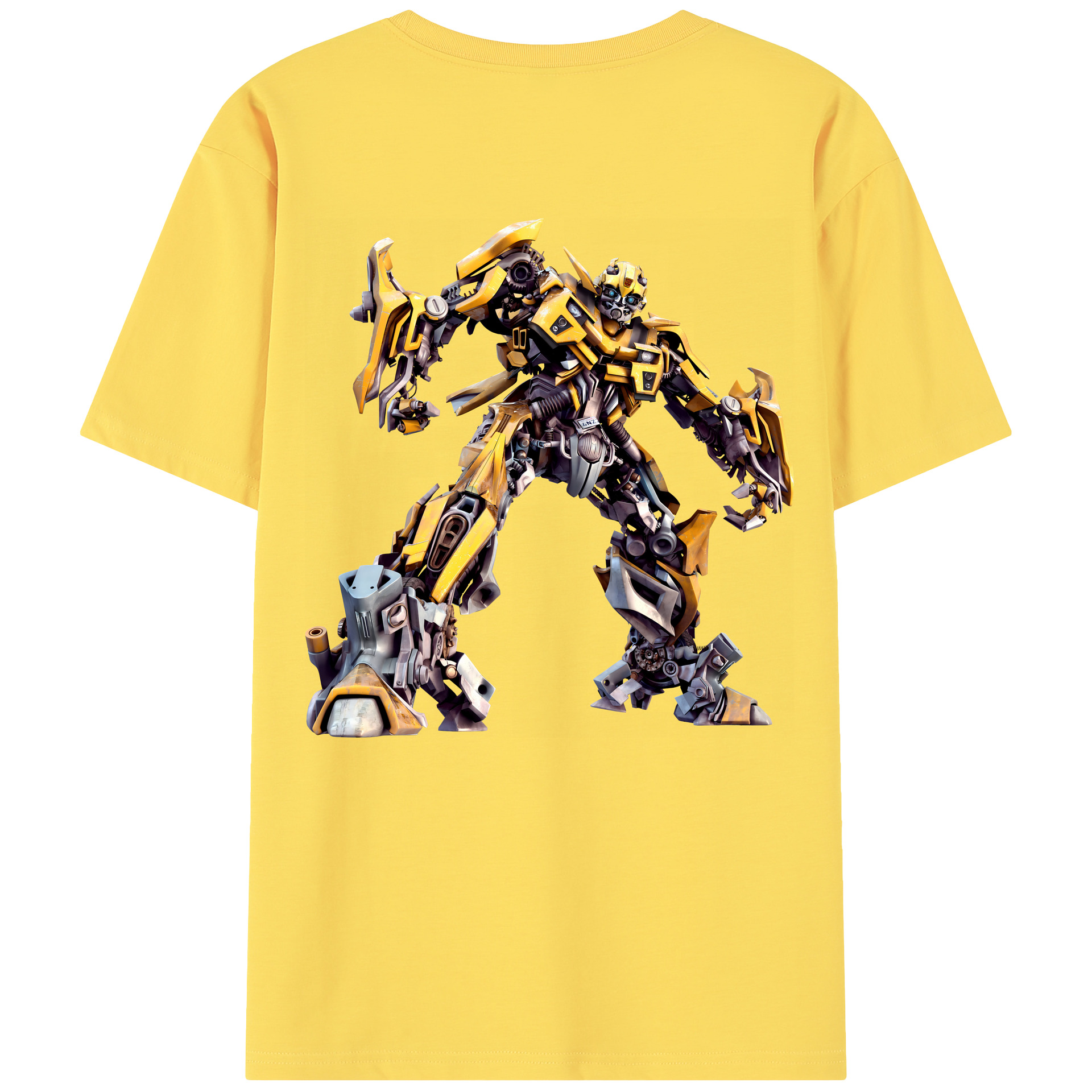 （画像用） Transformers トランスフォーマー 綿100％半袖Tシャツ（背面プリント）