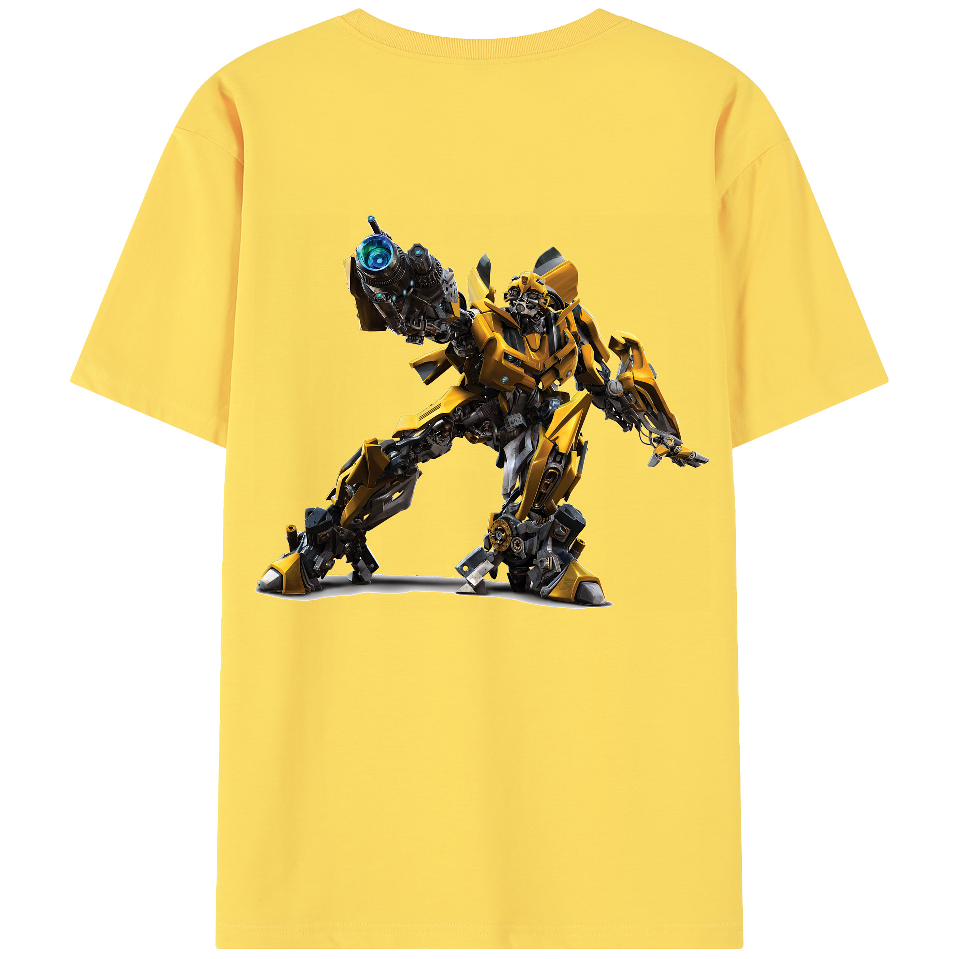 （画像用） Transformers トランスフォーマー 綿100％半袖Tシャツ（背面プリント）