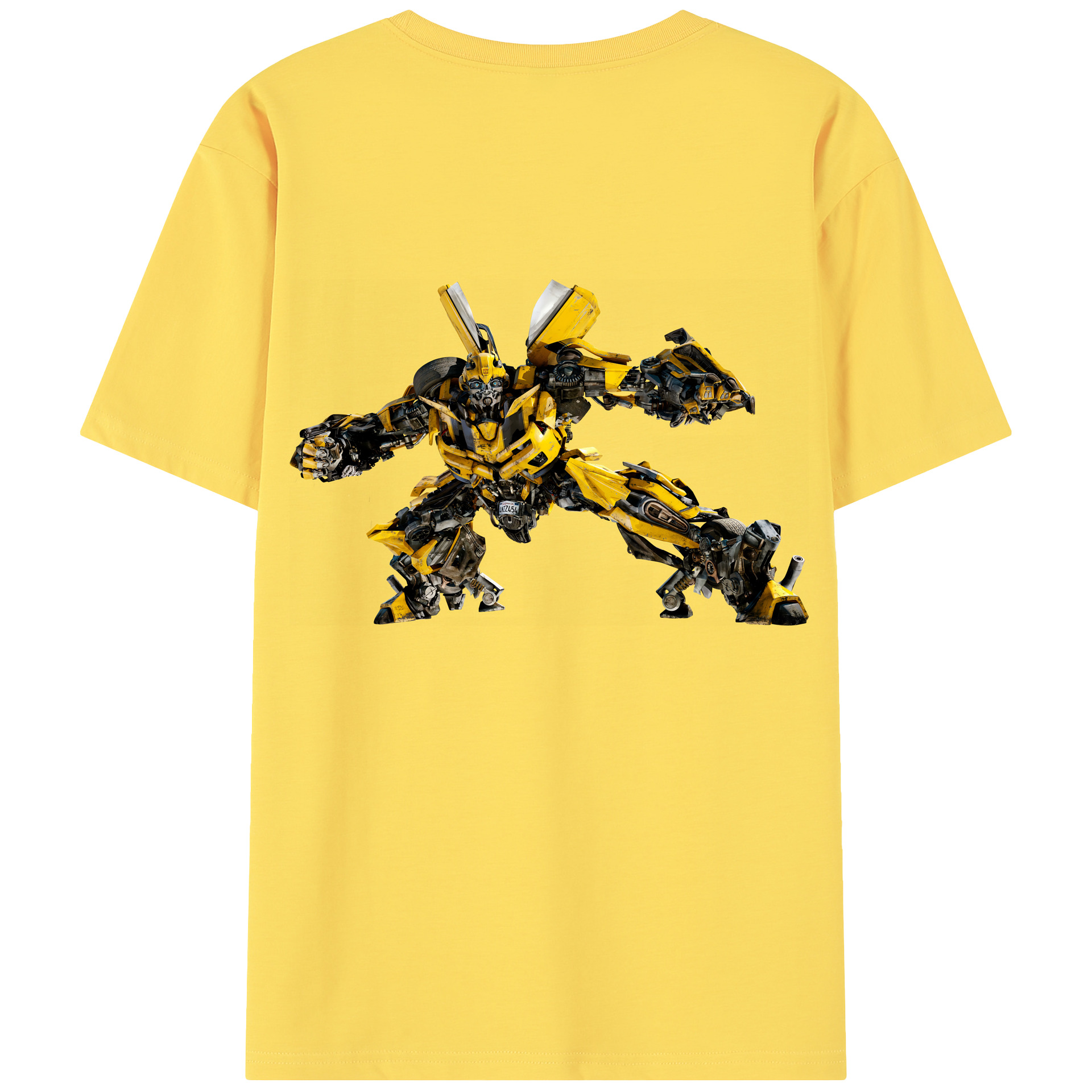 （画像用） Transformers トランスフォーマー 綿100％半袖Tシャツ（背面プリント）