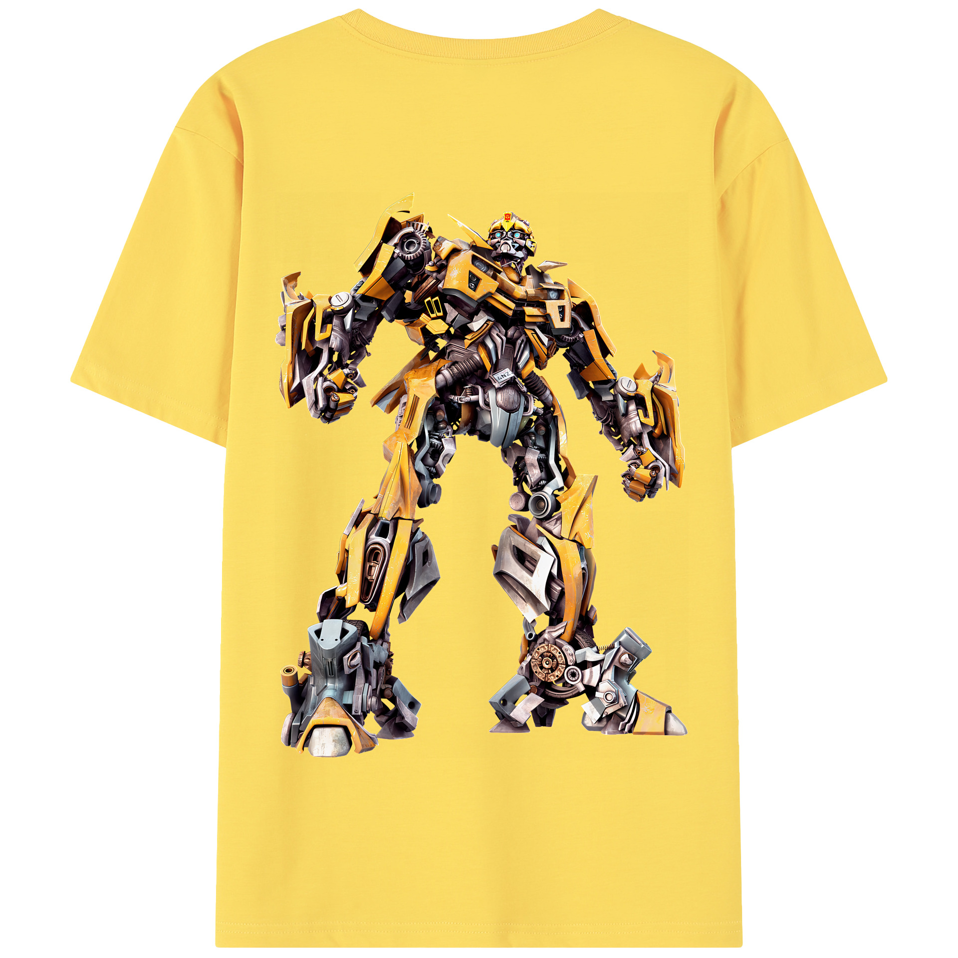 （画像用） Transformers トランスフォーマー 綿100％半袖Tシャツ（背面プリント）