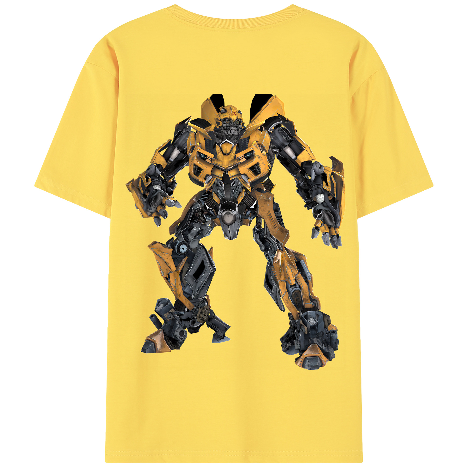 （画像用） Transformers トランスフォーマー 綿100％半袖Tシャツ（背面プリント）