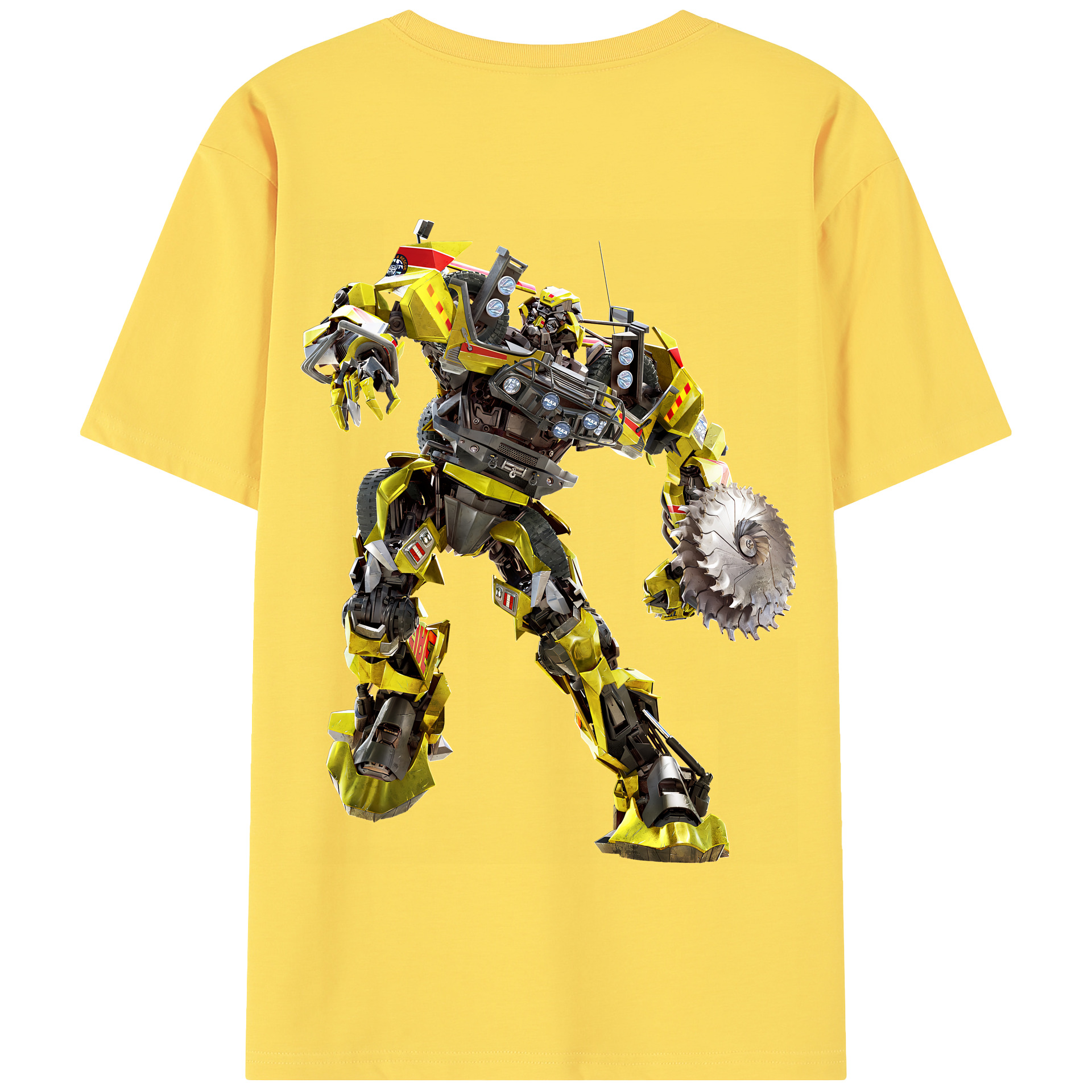 （画像用） Transformers トランスフォーマー 綿100％半袖Tシャツ（背面プリント）