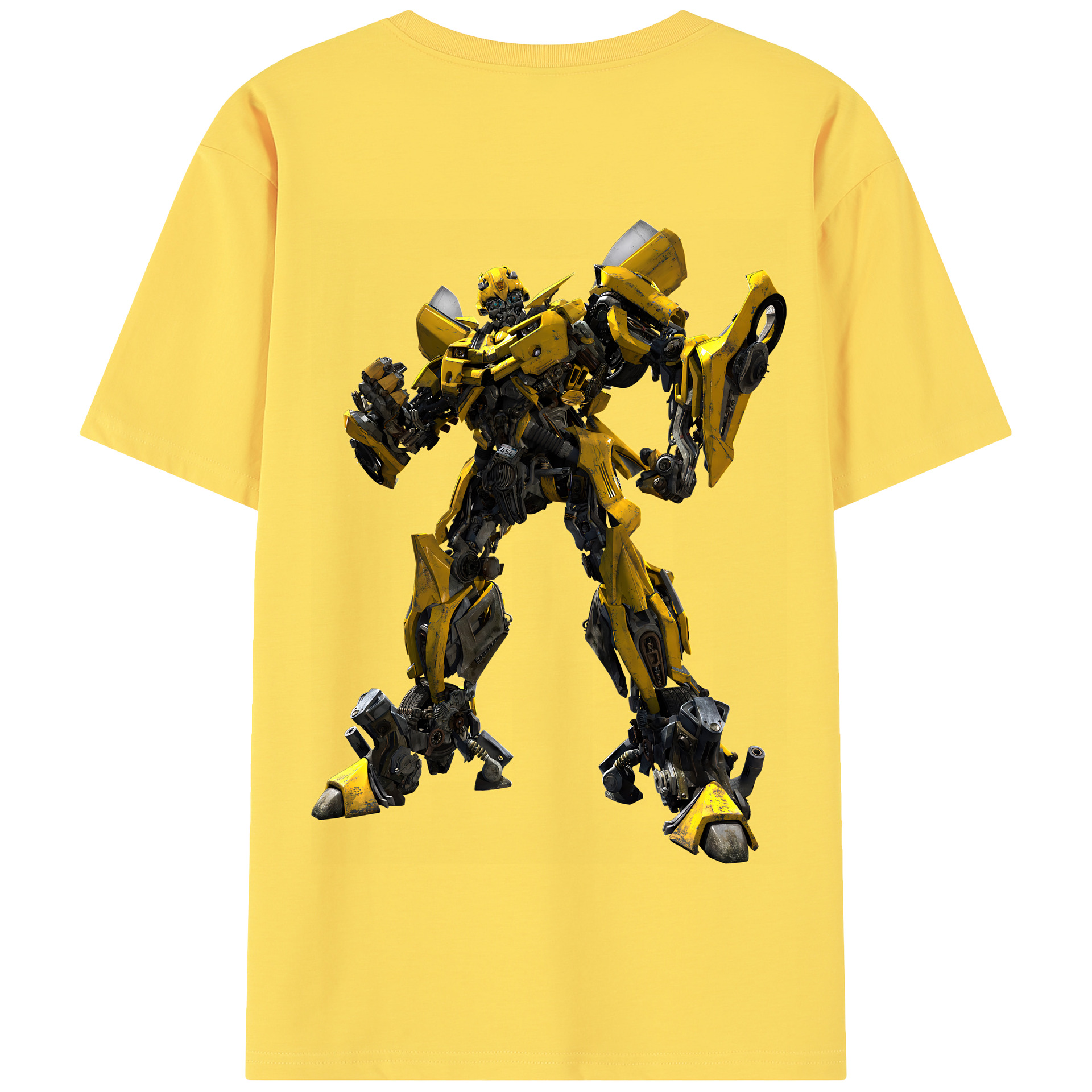 （画像用） Transformers トランスフォーマー 綿100％半袖Tシャツ（背面プリント）