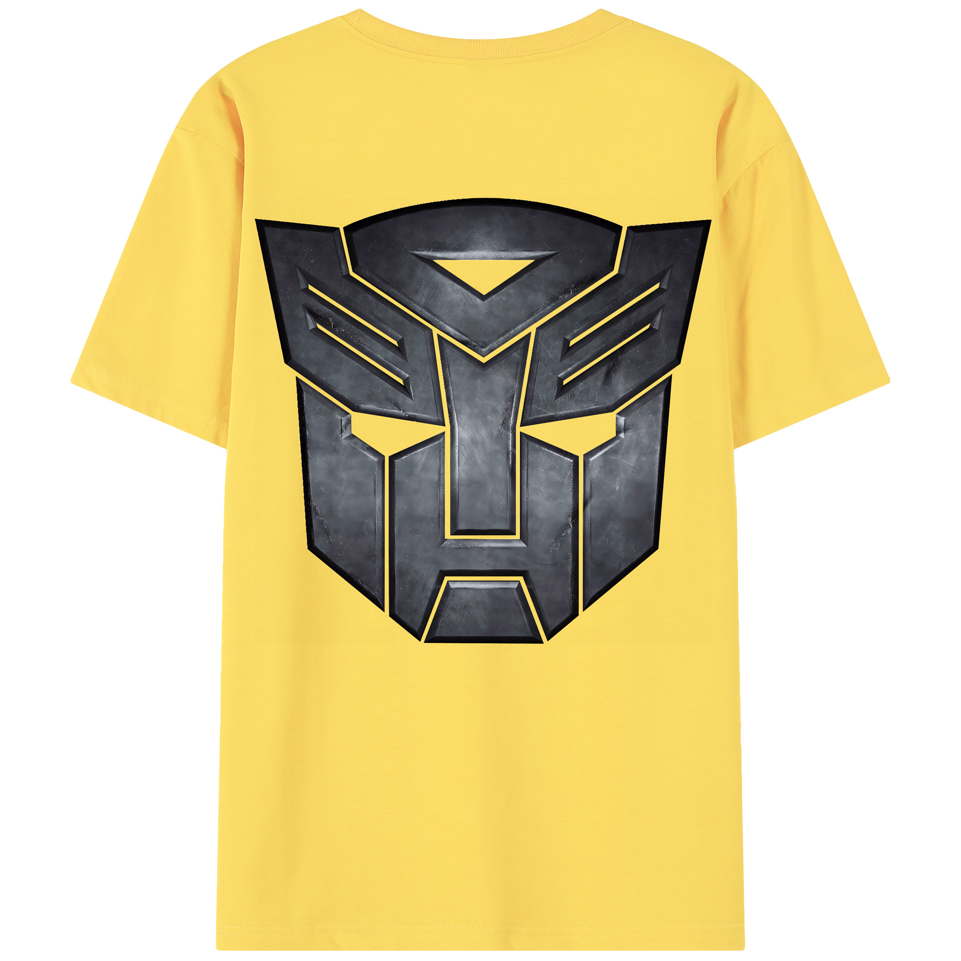 （画像用） Transformers トランスフォーマー 綿100％半袖Tシャツ（背面プリント）