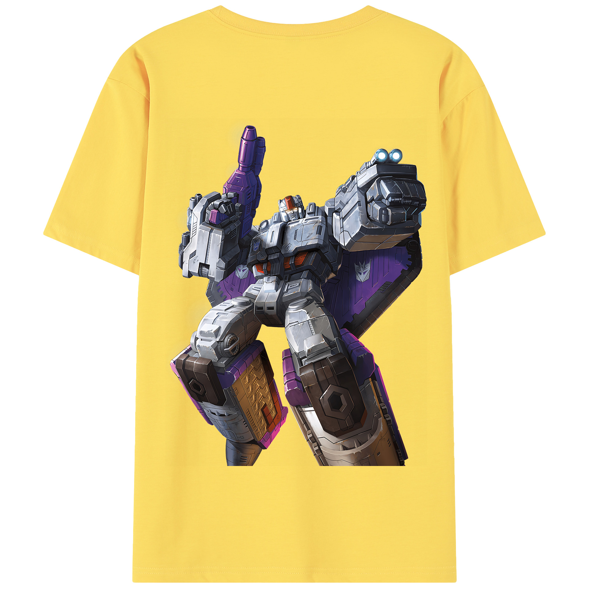 （画像用） Transformers トランスフォーマー 綿100％半袖Tシャツ（背面プリント）