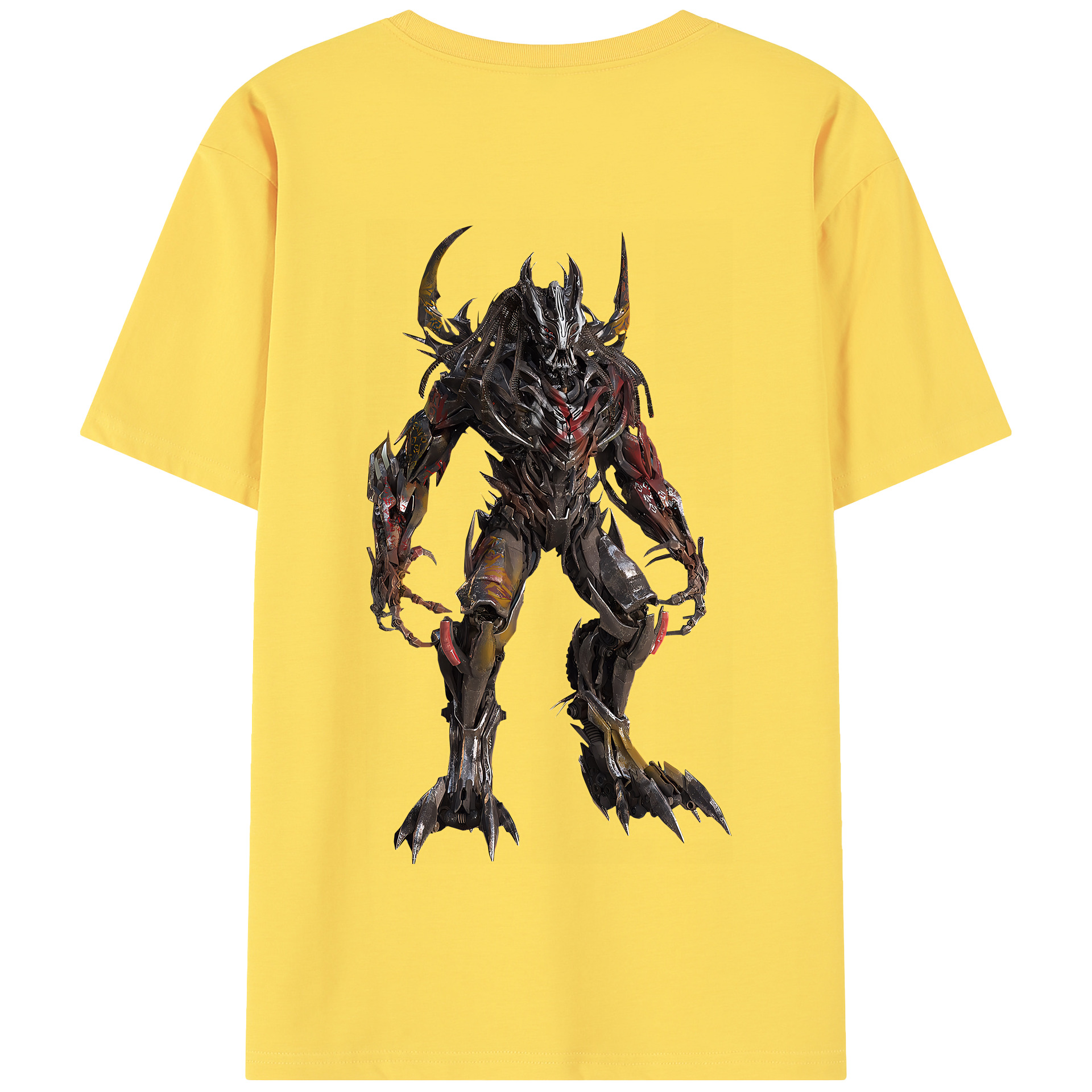 （画像用） Transformers トランスフォーマー 綿100％半袖Tシャツ（背面プリント）
