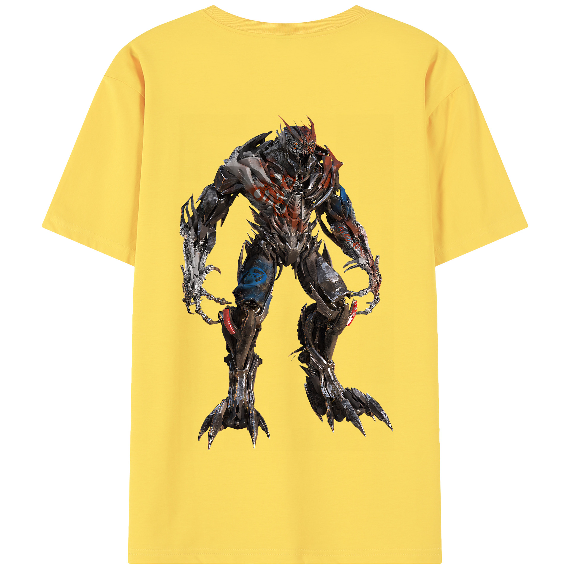（画像用） Transformers トランスフォーマー 綿100％半袖Tシャツ（背面プリント）