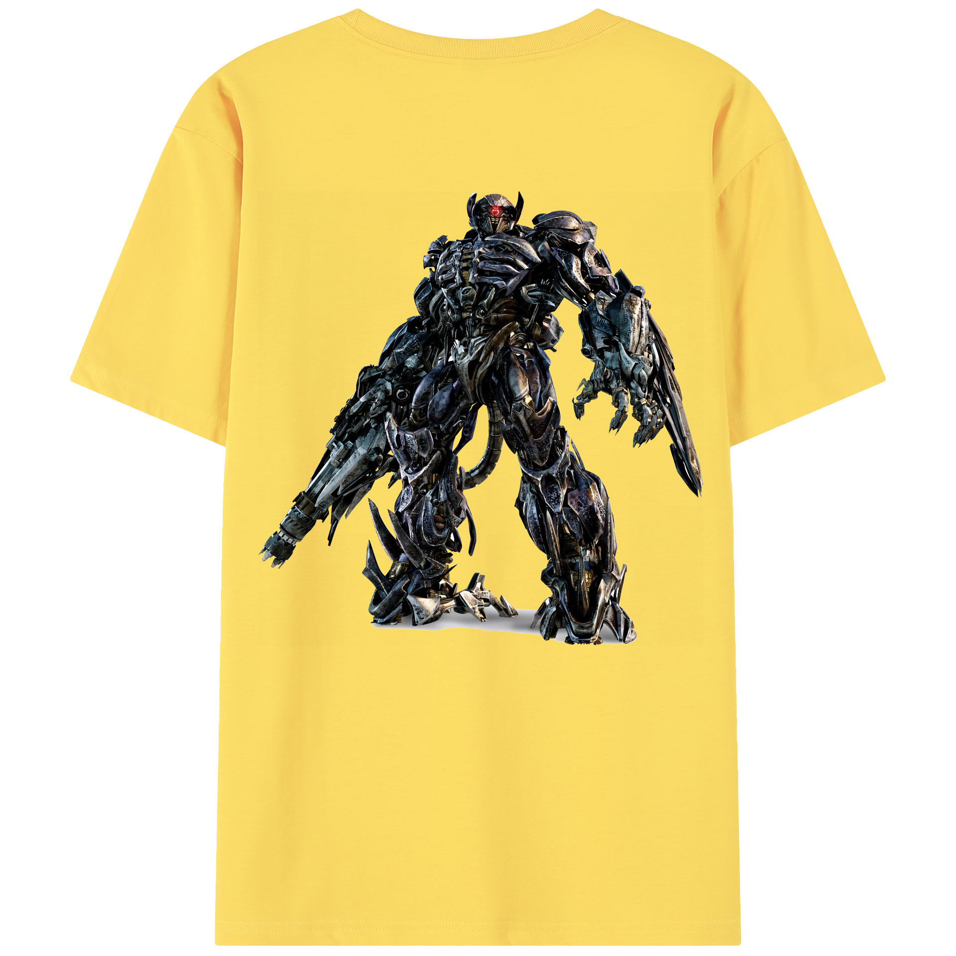 （画像用） Transformers トランスフォーマー 綿100％半袖Tシャツ（背面プリント）