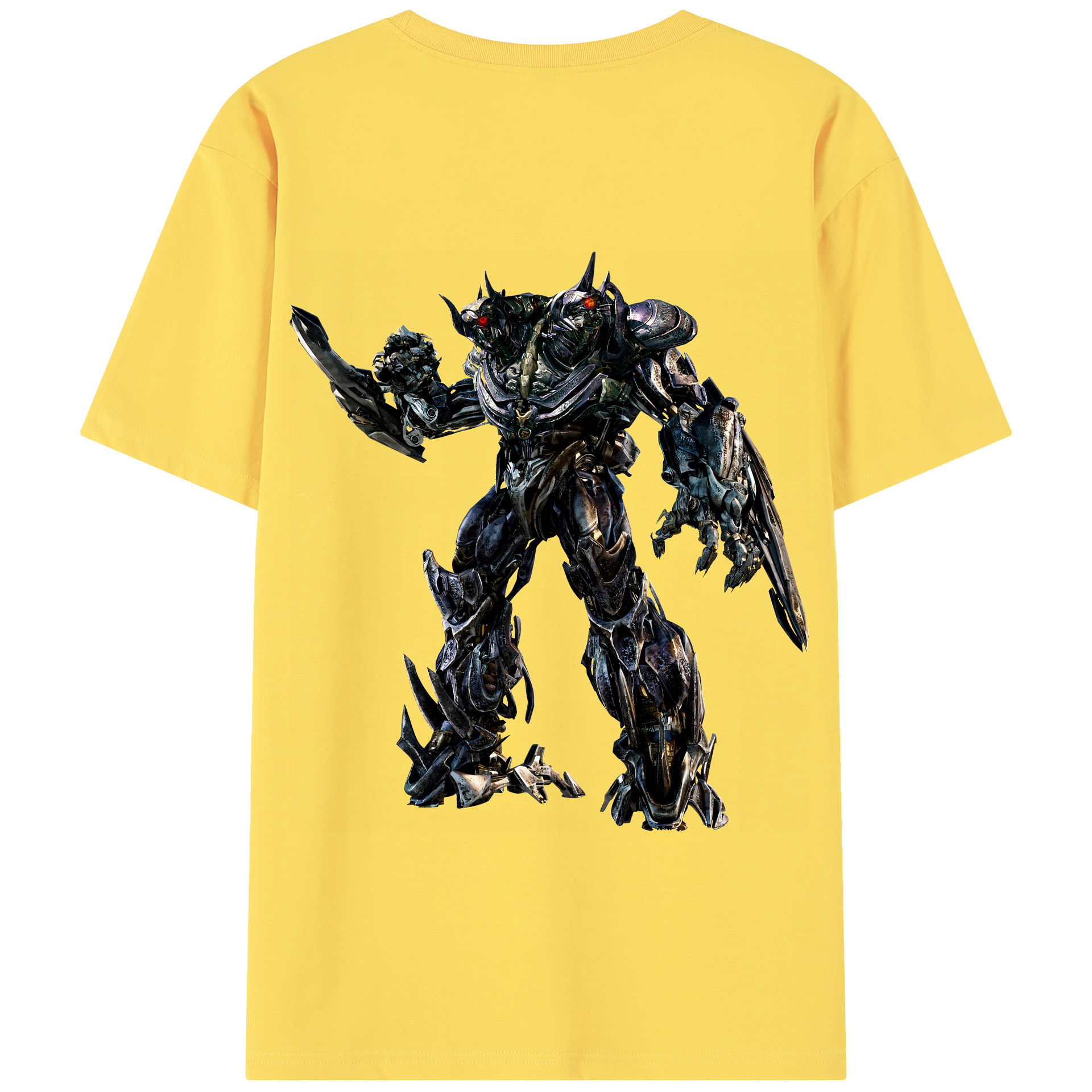 （画像用） Transformers トランスフォーマー 綿100％半袖Tシャツ（背面プリント）