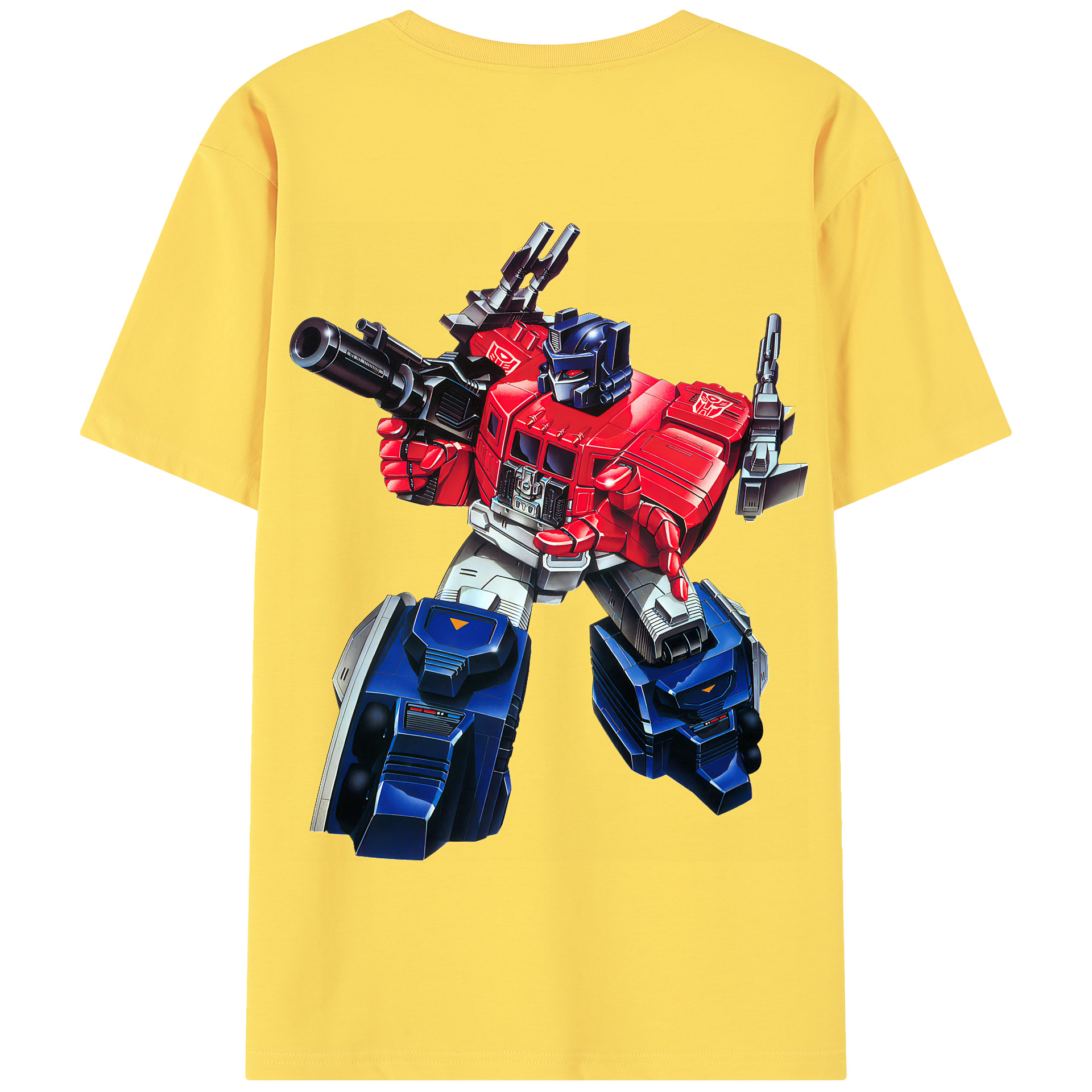 （画像用） Transformers トランスフォーマー 綿100％半袖Tシャツ（背面プリント）