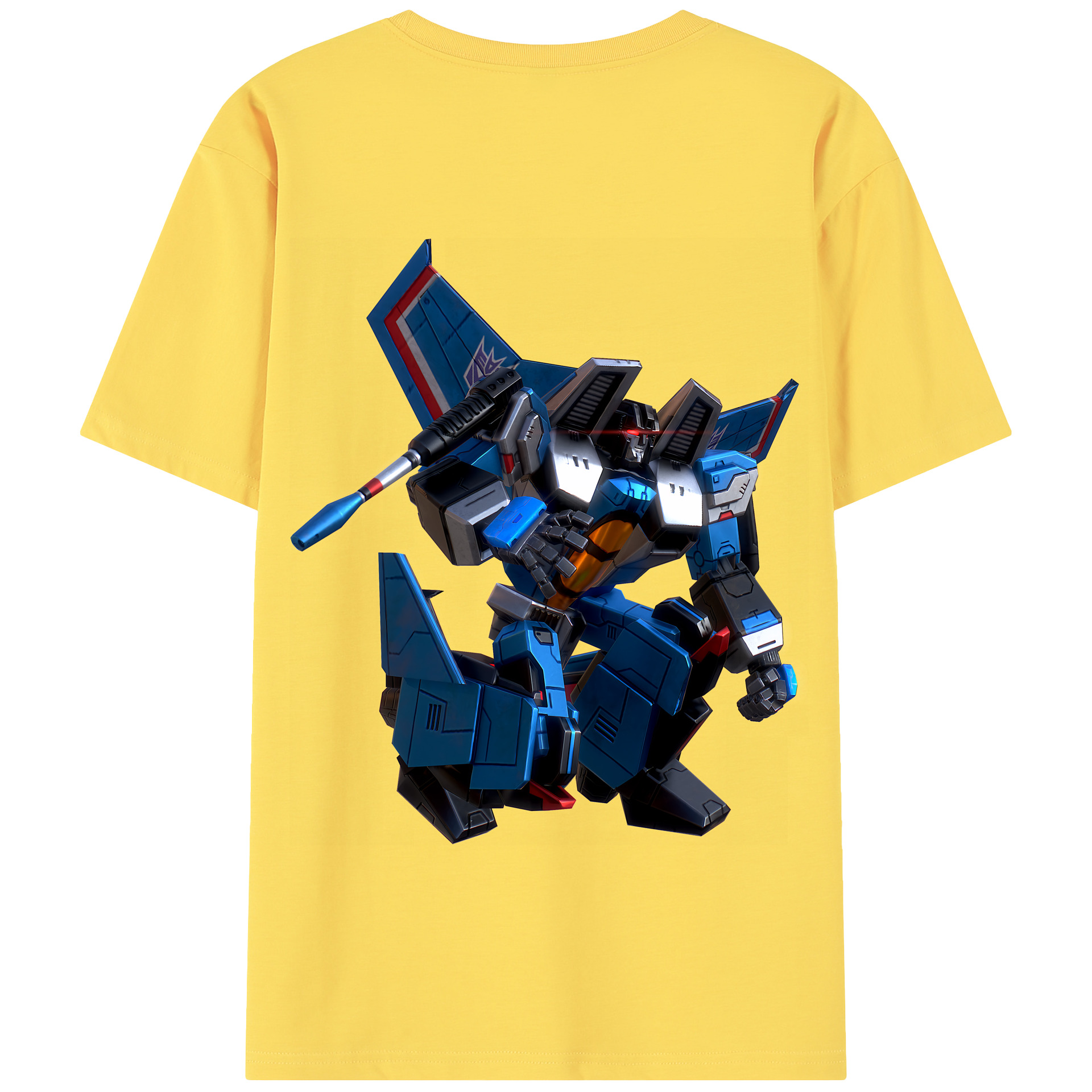 （画像用） Transformers トランスフォーマー 綿100％半袖Tシャツ（背面プリント）