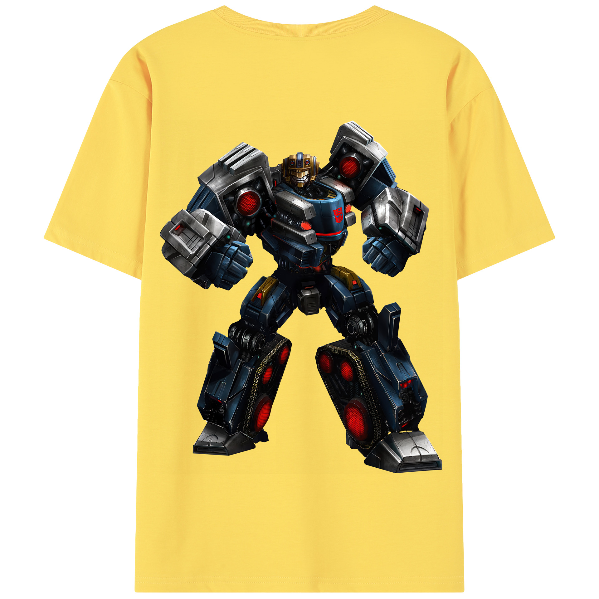 （画像用） Transformers トランスフォーマー 綿100％半袖Tシャツ（背面プリント）