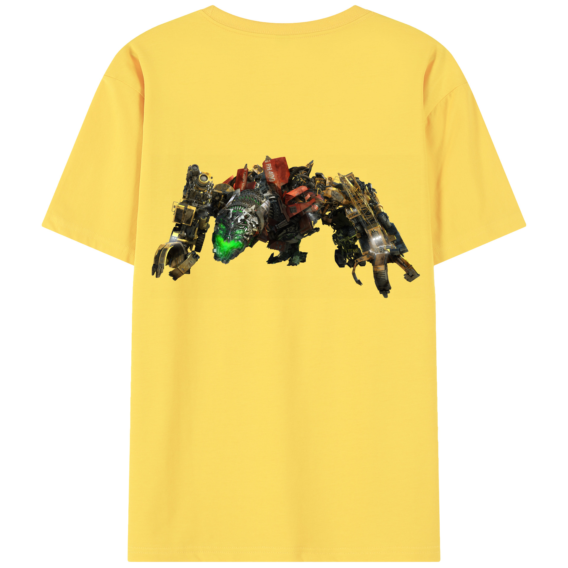 （画像用） Transformers トランスフォーマー 綿100％半袖Tシャツ（背面プリント）