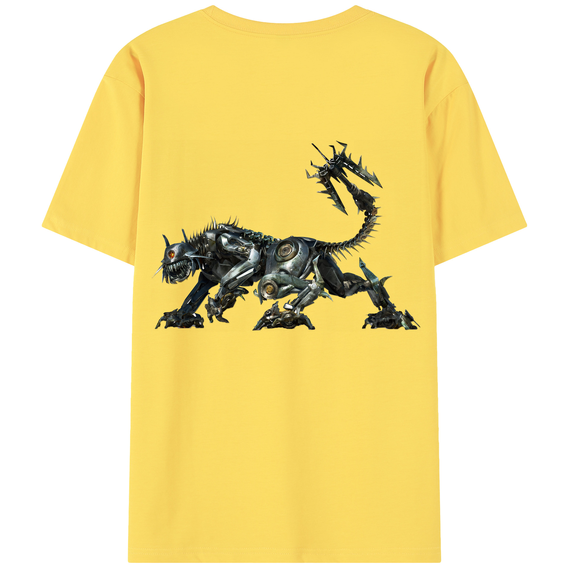 （画像用） Transformers トランスフォーマー 綿100％半袖Tシャツ（背面プリント）