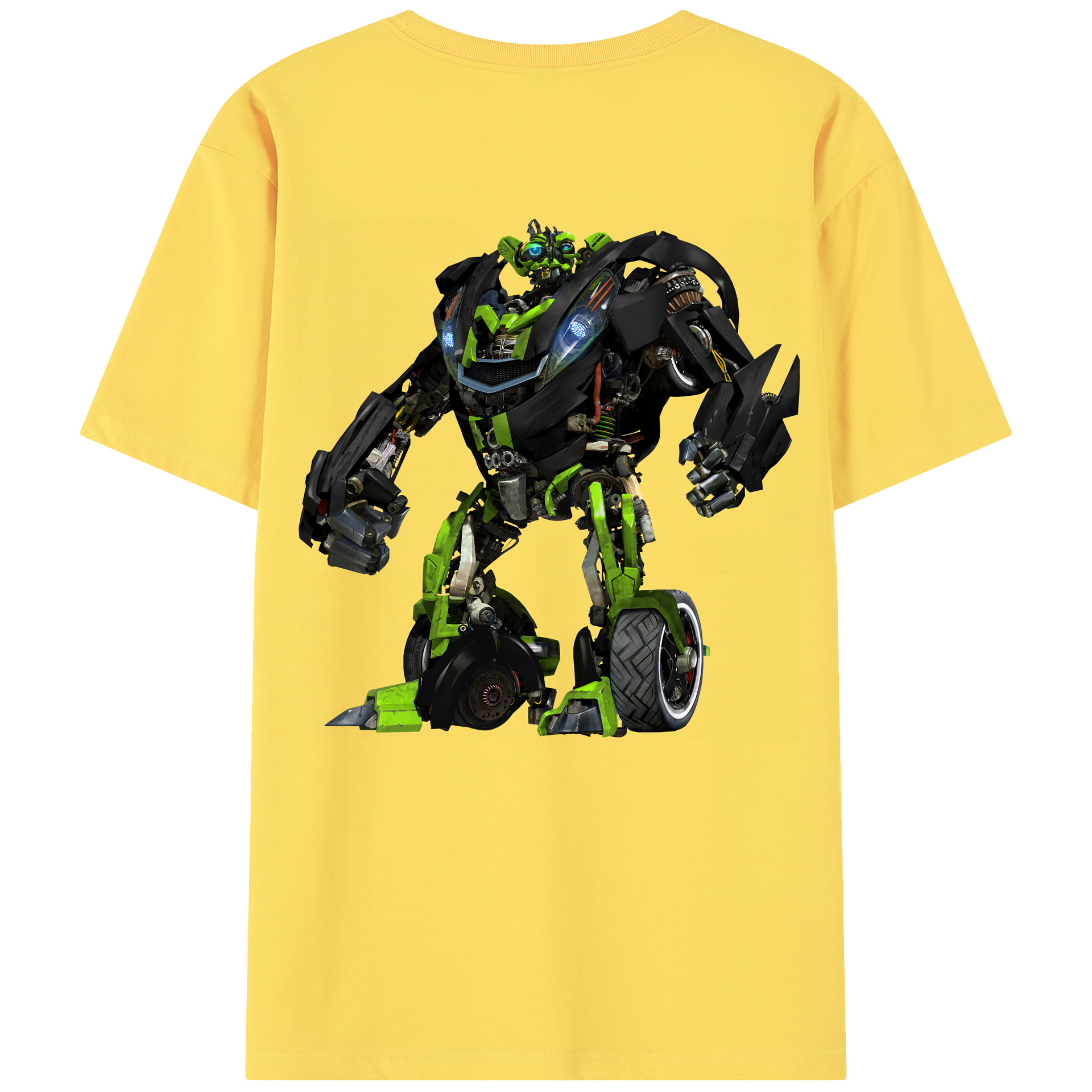 （画像用） Transformers トランスフォーマー 綿100％半袖Tシャツ（背面プリント）