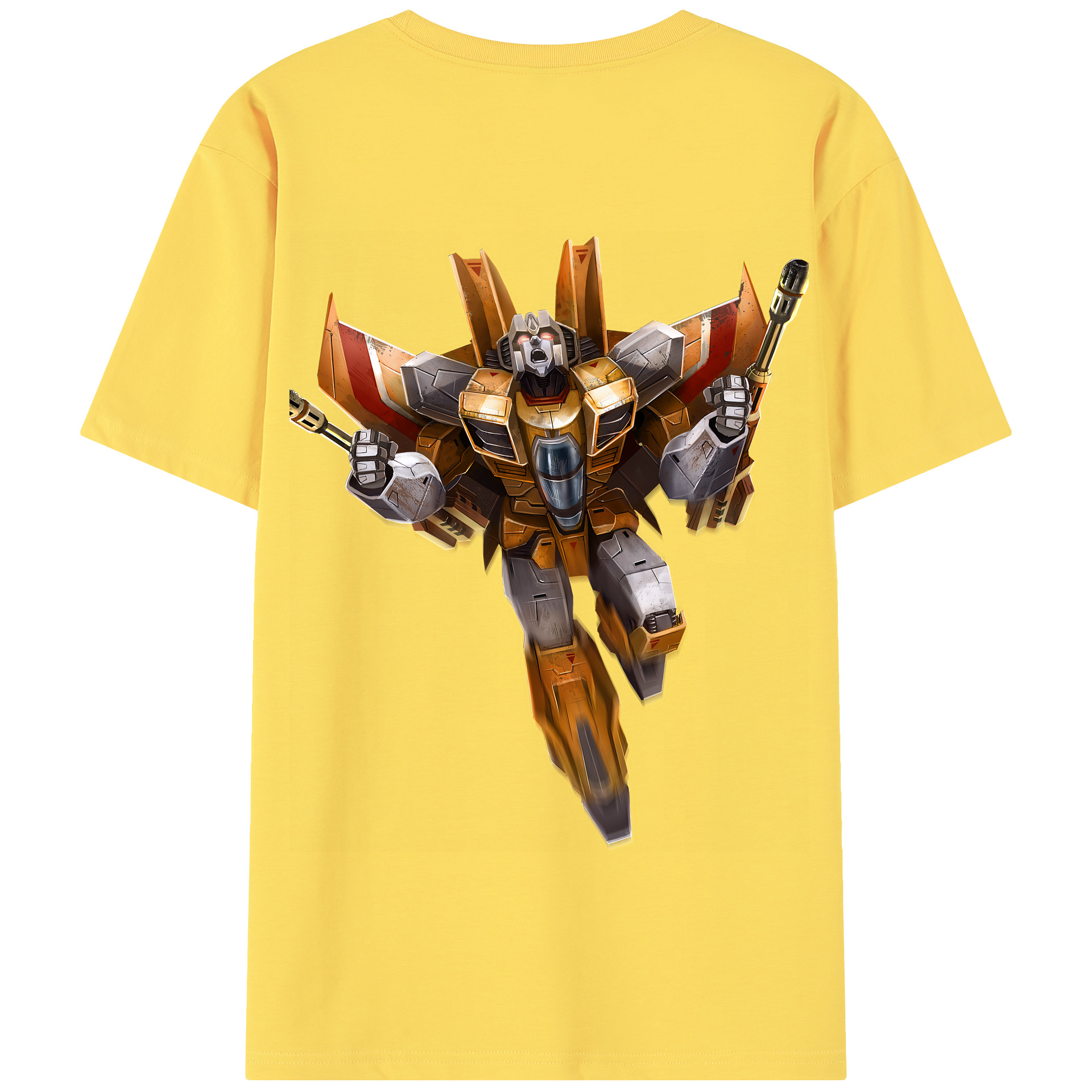（画像用） Transformers トランスフォーマー 綿100％半袖Tシャツ（背面プリント）