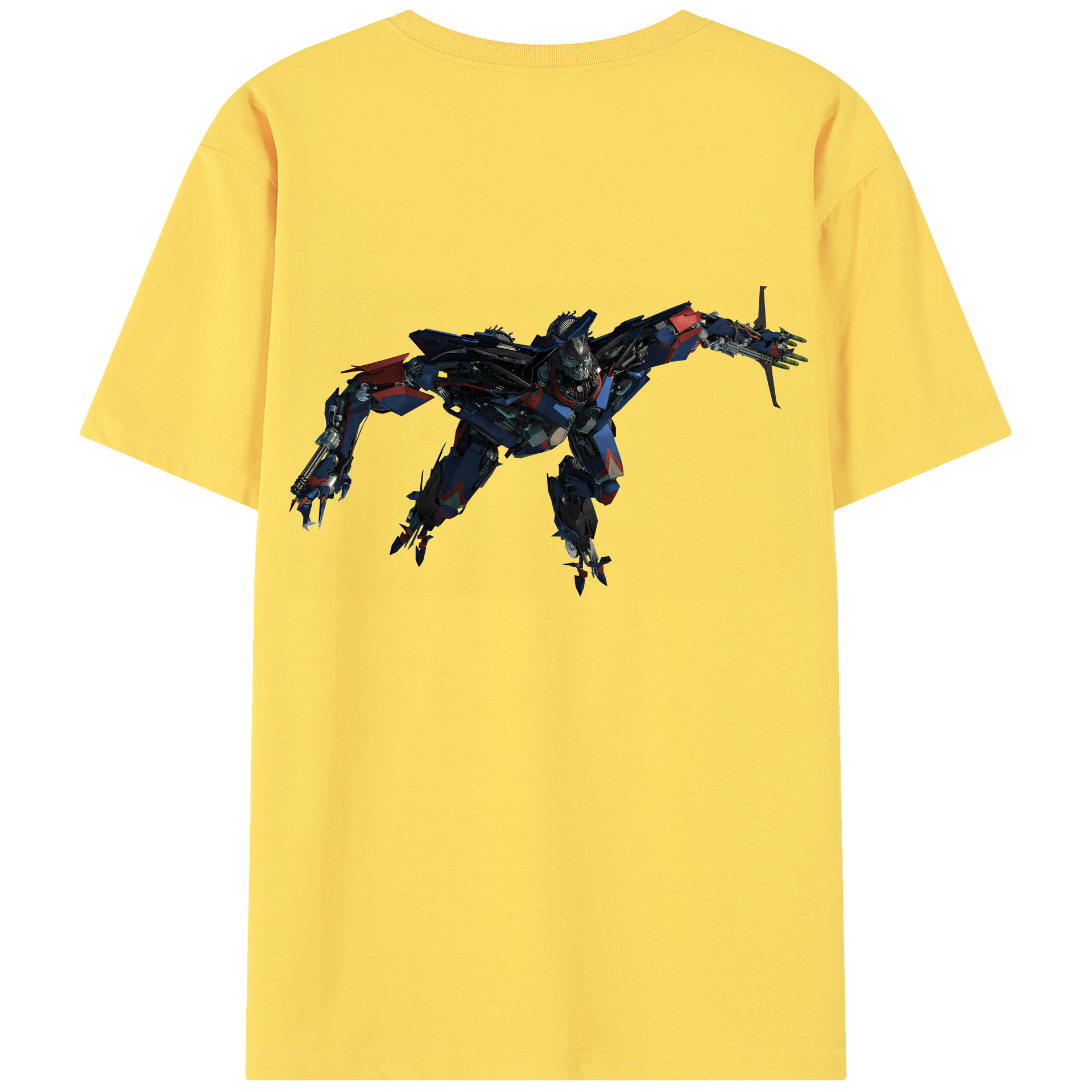 （画像用） Transformers トランスフォーマー 綿100％半袖Tシャツ（背面プリント）