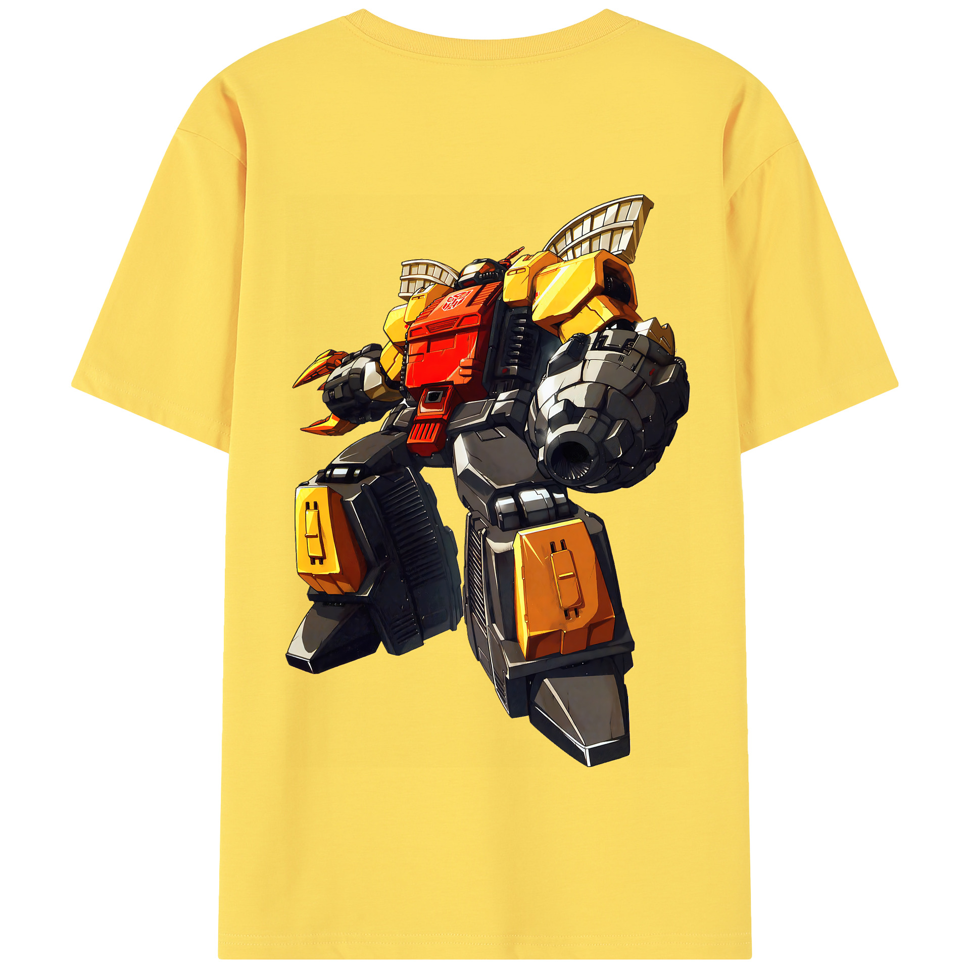 （画像用） Transformers トランスフォーマー 綿100％半袖Tシャツ（背面プリント）