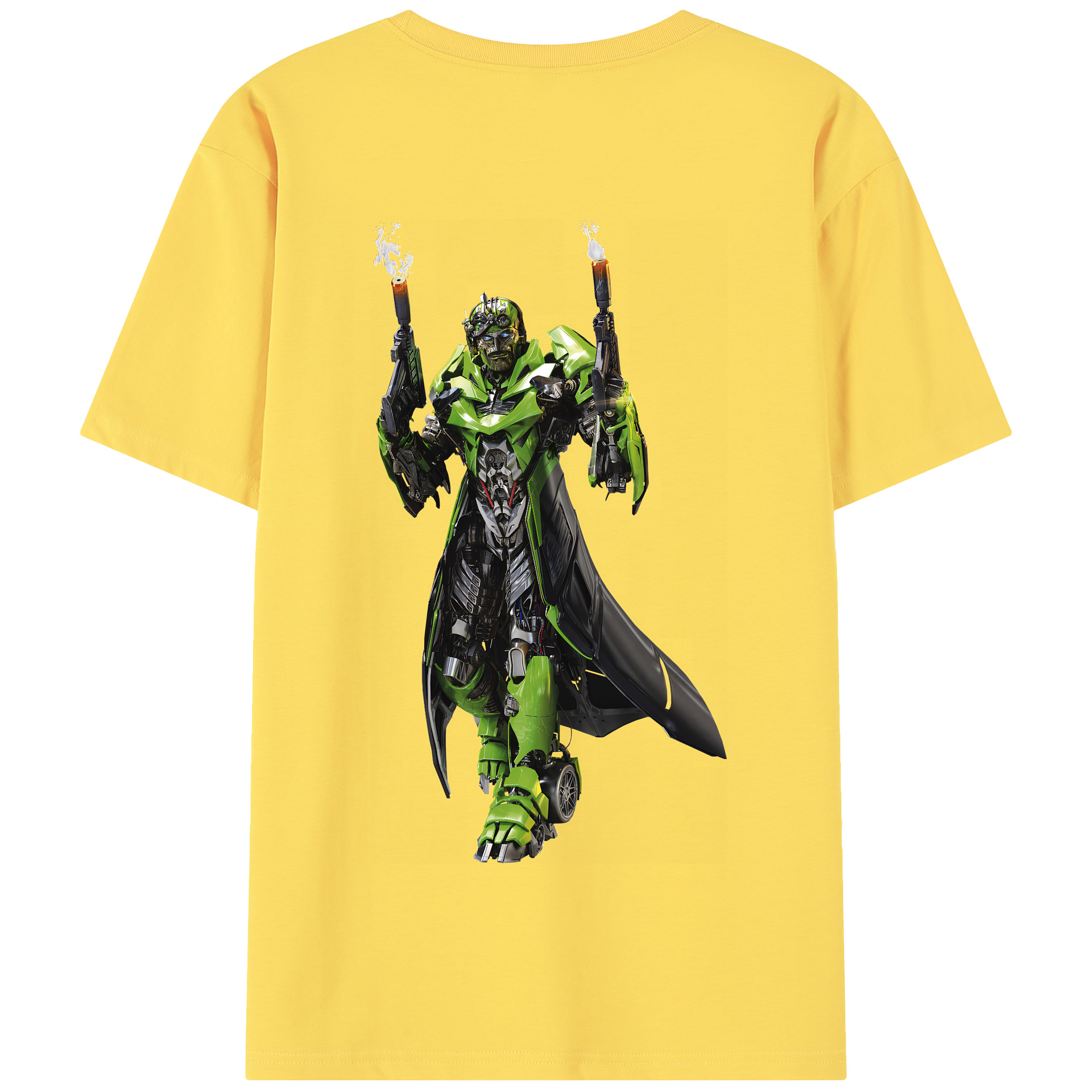 （画像用） Transformers トランスフォーマー 綿100％半袖Tシャツ（背面プリント）