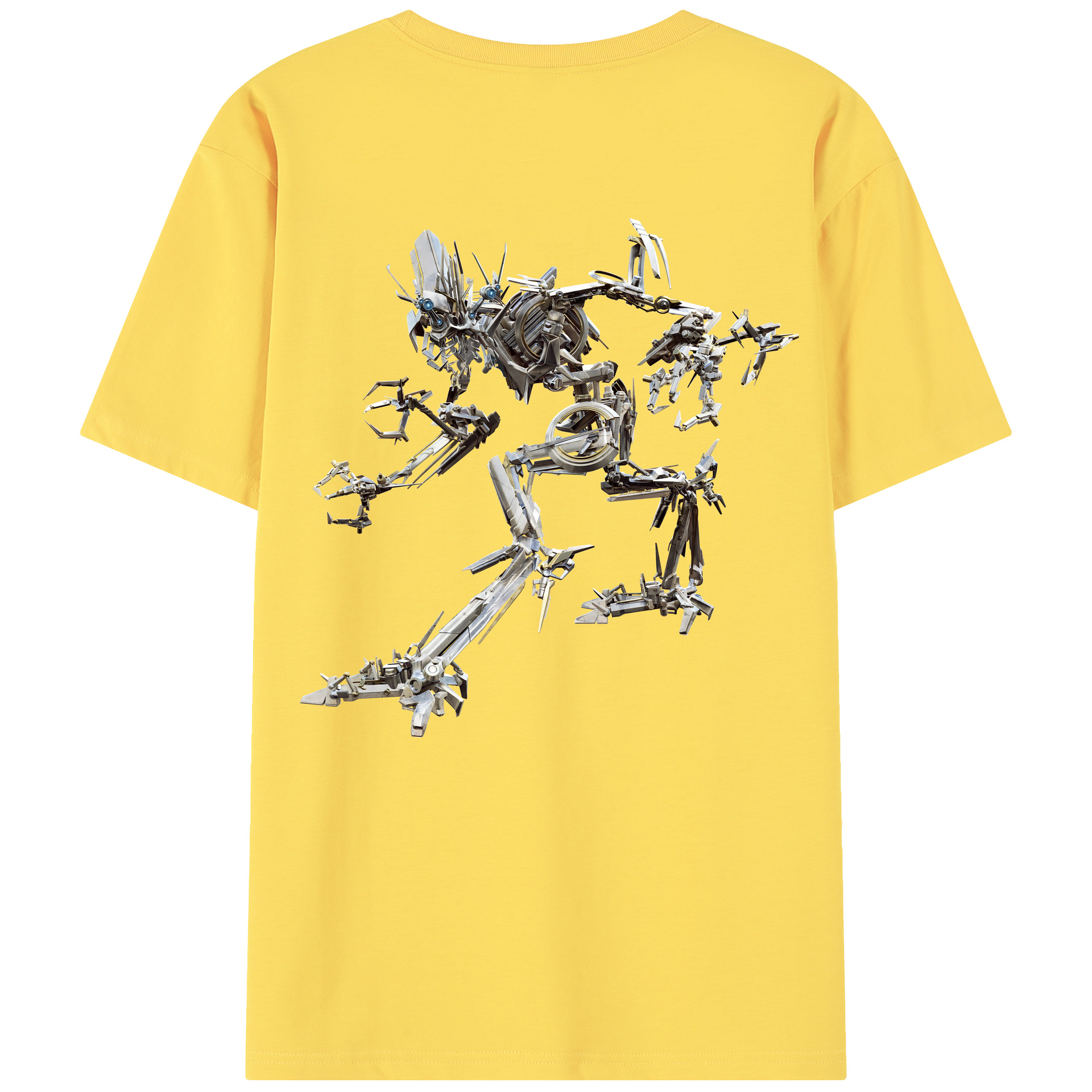 （画像用） Transformers トランスフォーマー 綿100％半袖Tシャツ（背面プリント）